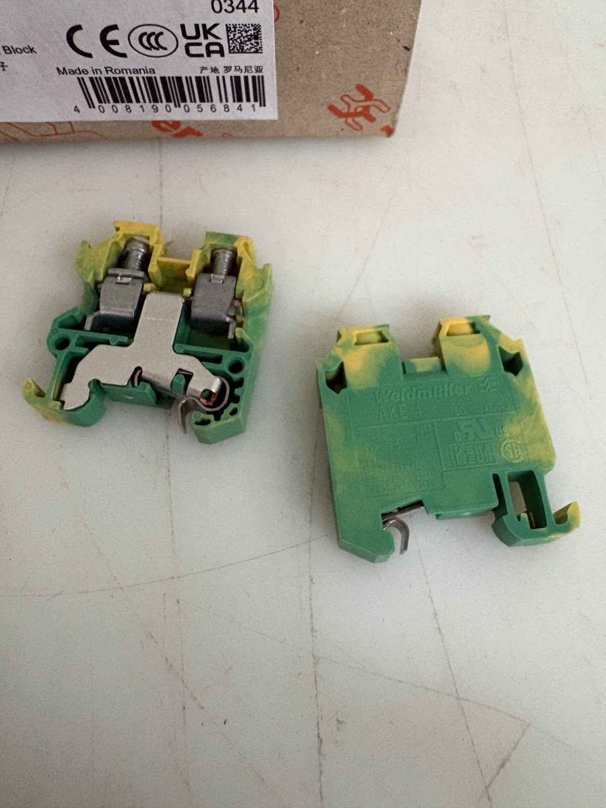 WEIDMULLER TERMINAL BLOCK 038260000 AKE 4 100 IN BOX1