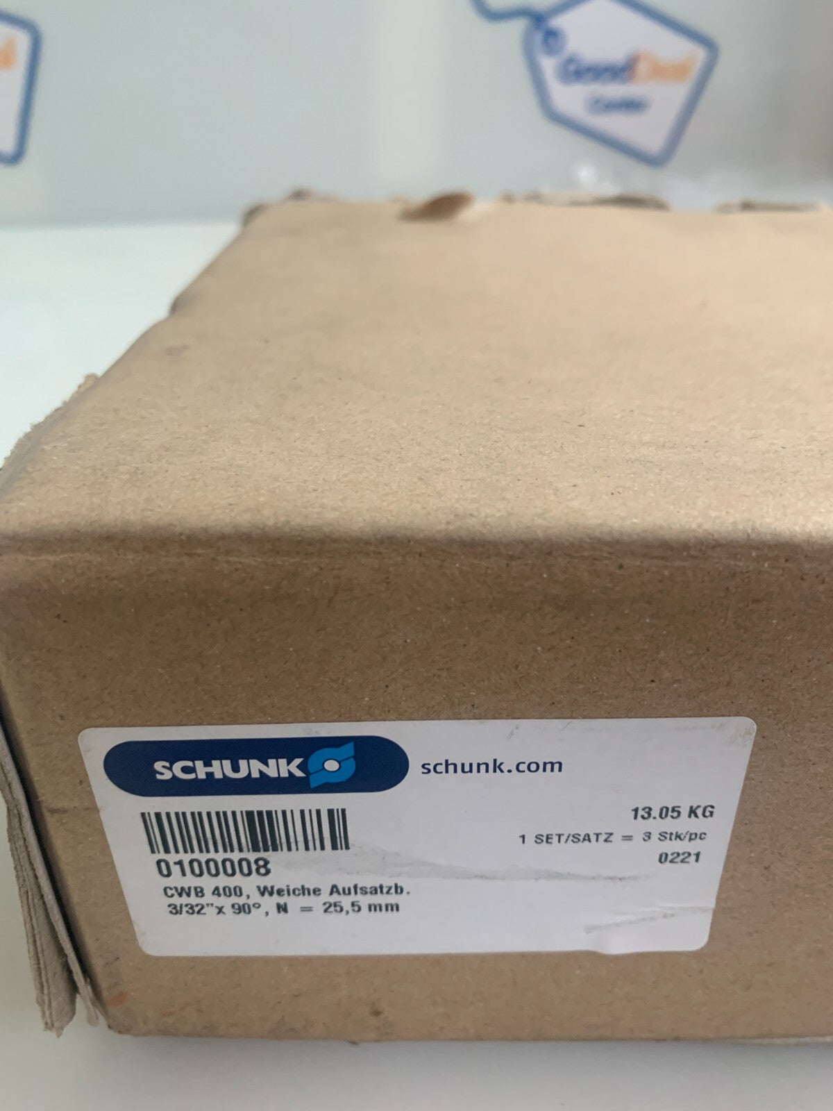 SET OF 3 NEW SCHUNK SOFT TOP JAWS CWB-400 010008