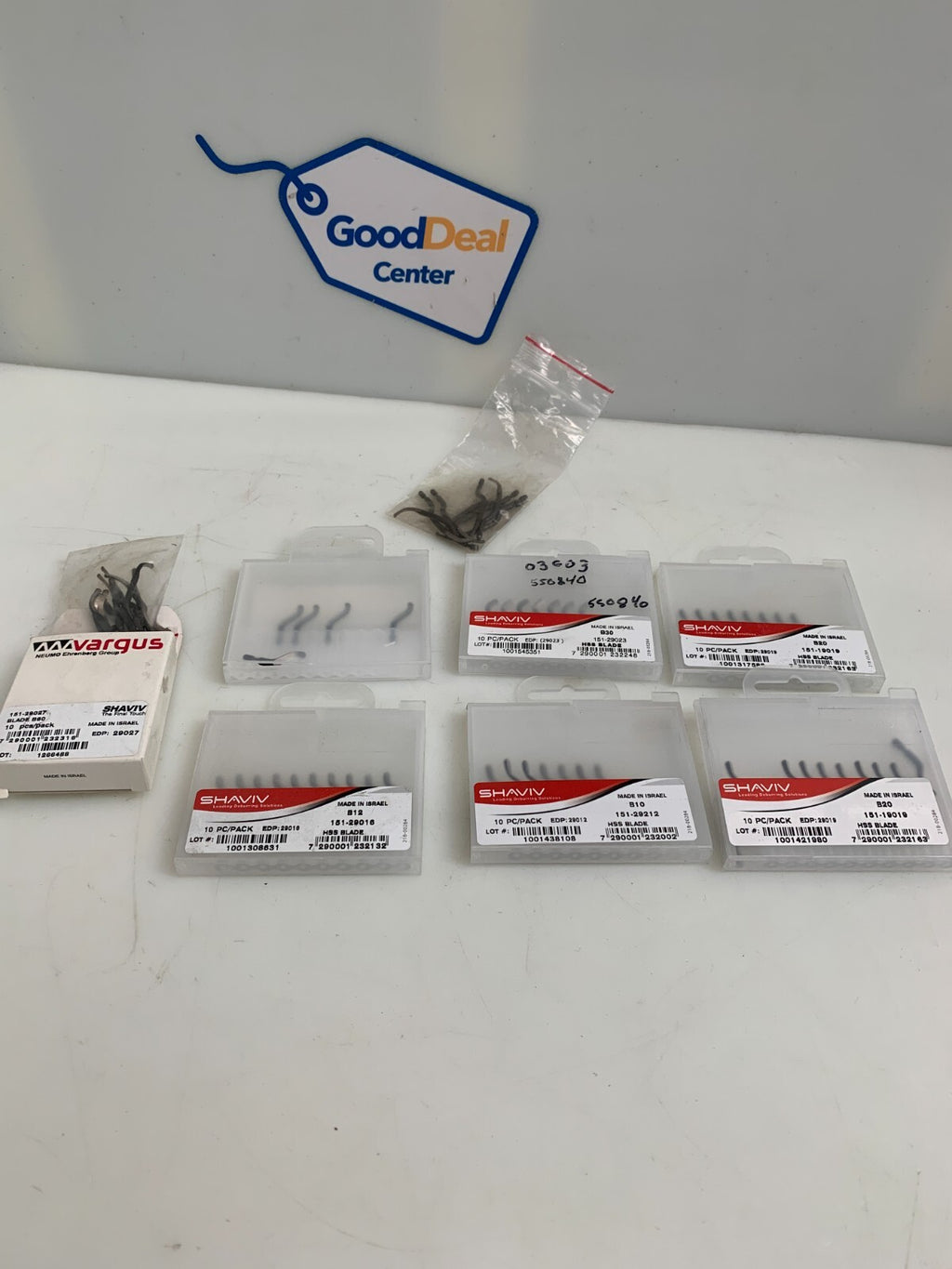 Lot of 50+ SHAVIV Deburring Replacement Blades see description