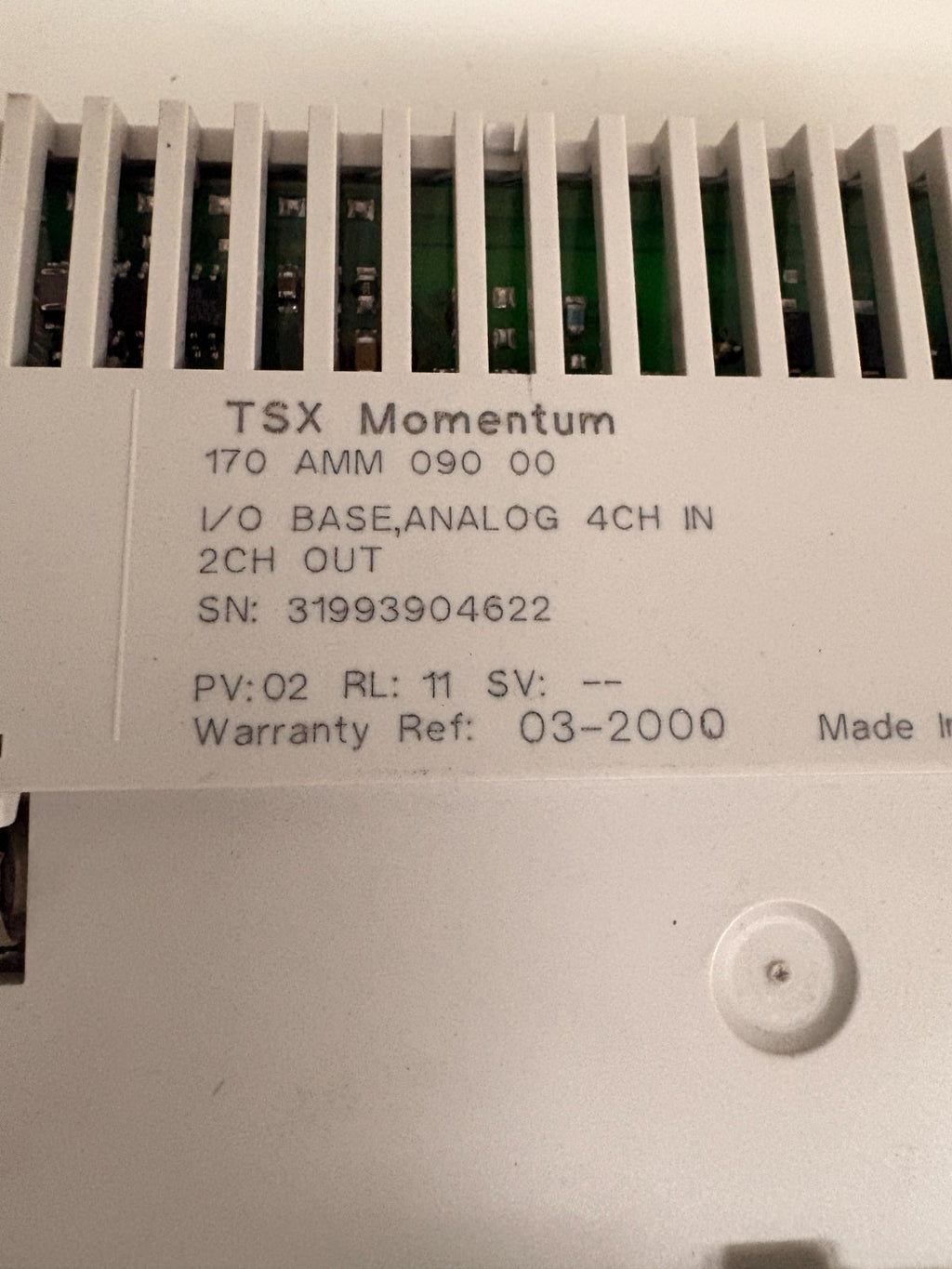 SCHNEIDER TSX MOMENTUM MODULE MODICON 170-AMM-090-00