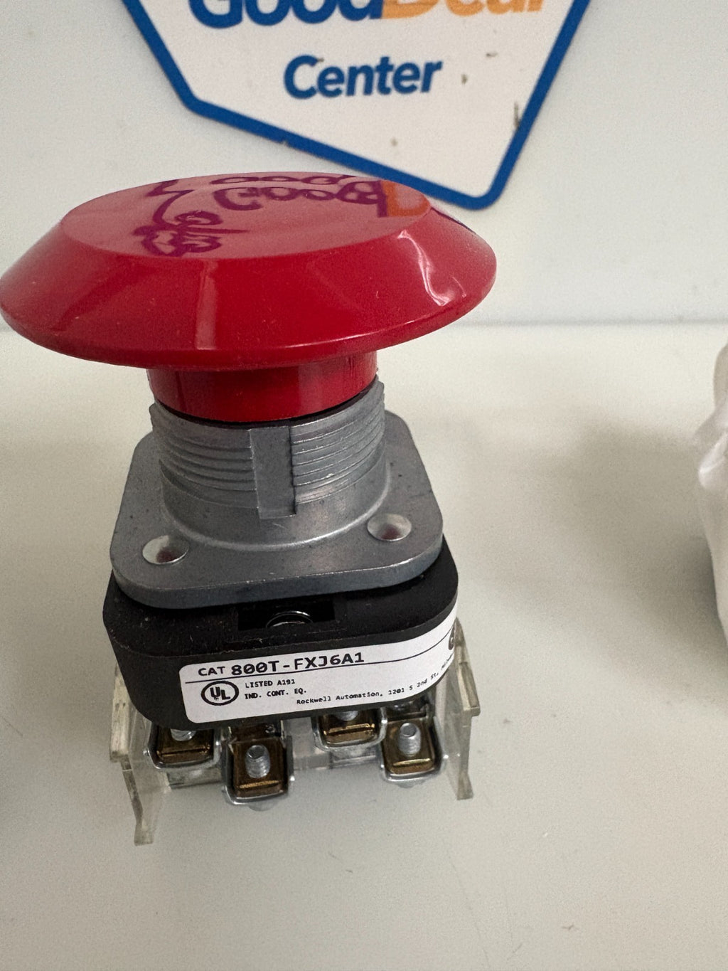 ALLEN BRADLEY RED 30MM PUSH PULL DEVICE 800T-FXJ6A12