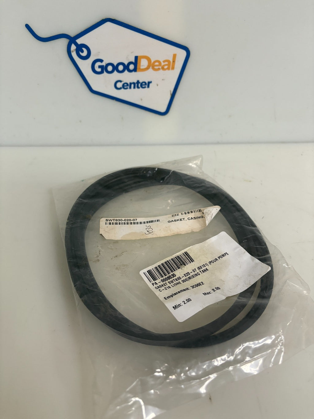 LOT OF 2 JBT GASKET CASING BUNA SWT830-020-070