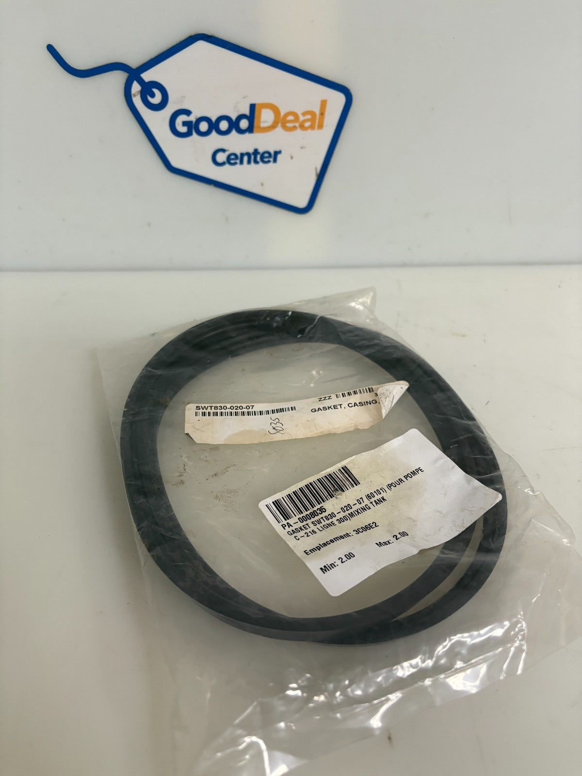LOT OF 2 JBT GASKET CASING BUNA SWT830-020-070