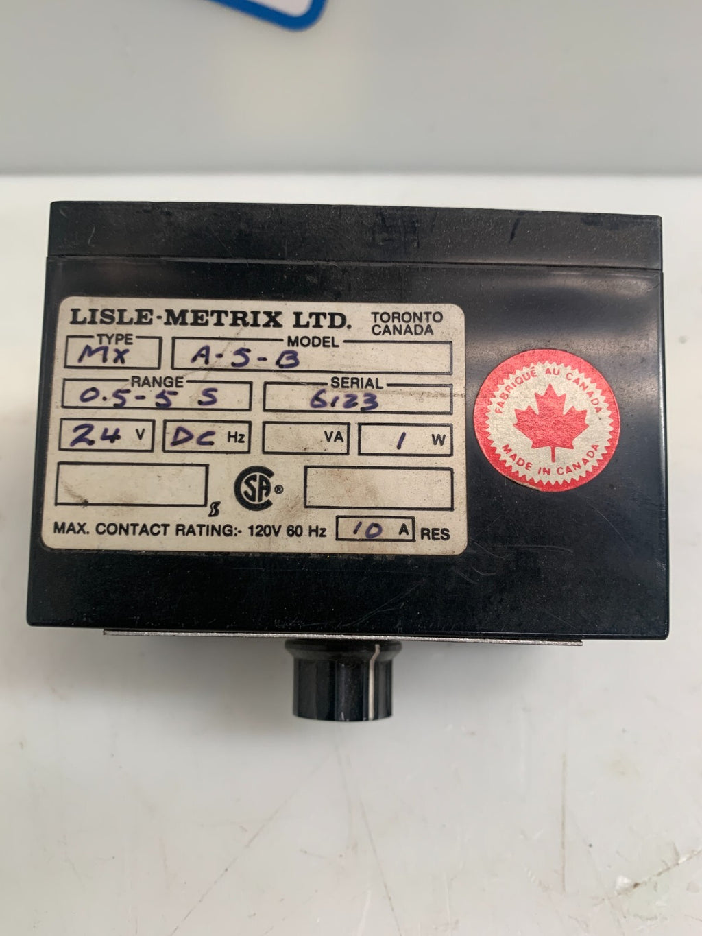 LISLE-METRIX  Timer   MX A-5-B