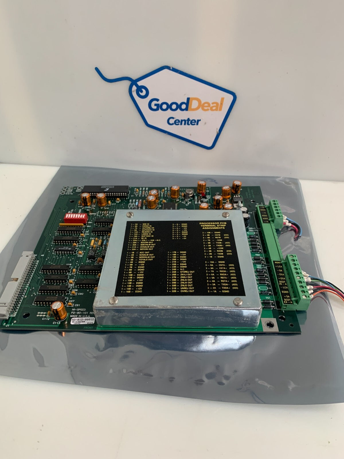 HI SPEED EHECKWEIGHER PROCESSOR BOARD P2-80-101 REV D 5D-01D-0001D0