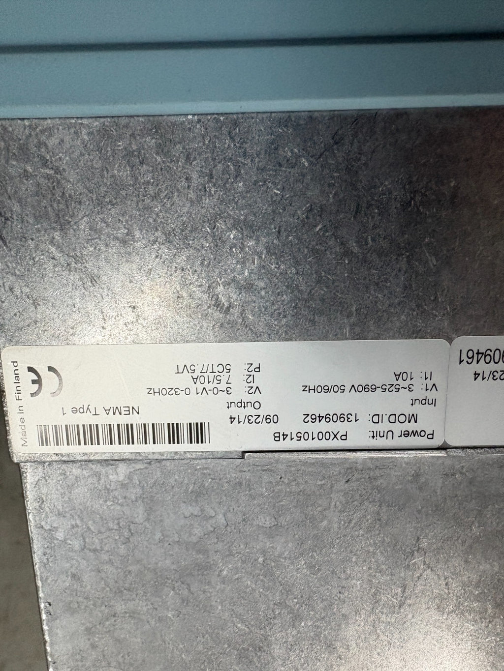 EATON SVX 9000 VARIABLE FREQUENCY DRIVE PX0010514B ID: 139094624