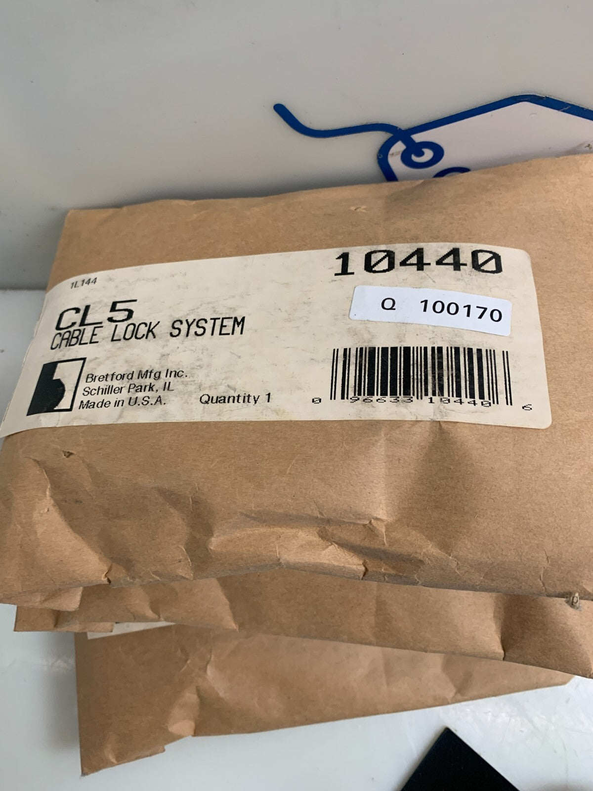 BRETFORD / CL5       Cable Lock System  10440  (Lot of 5)