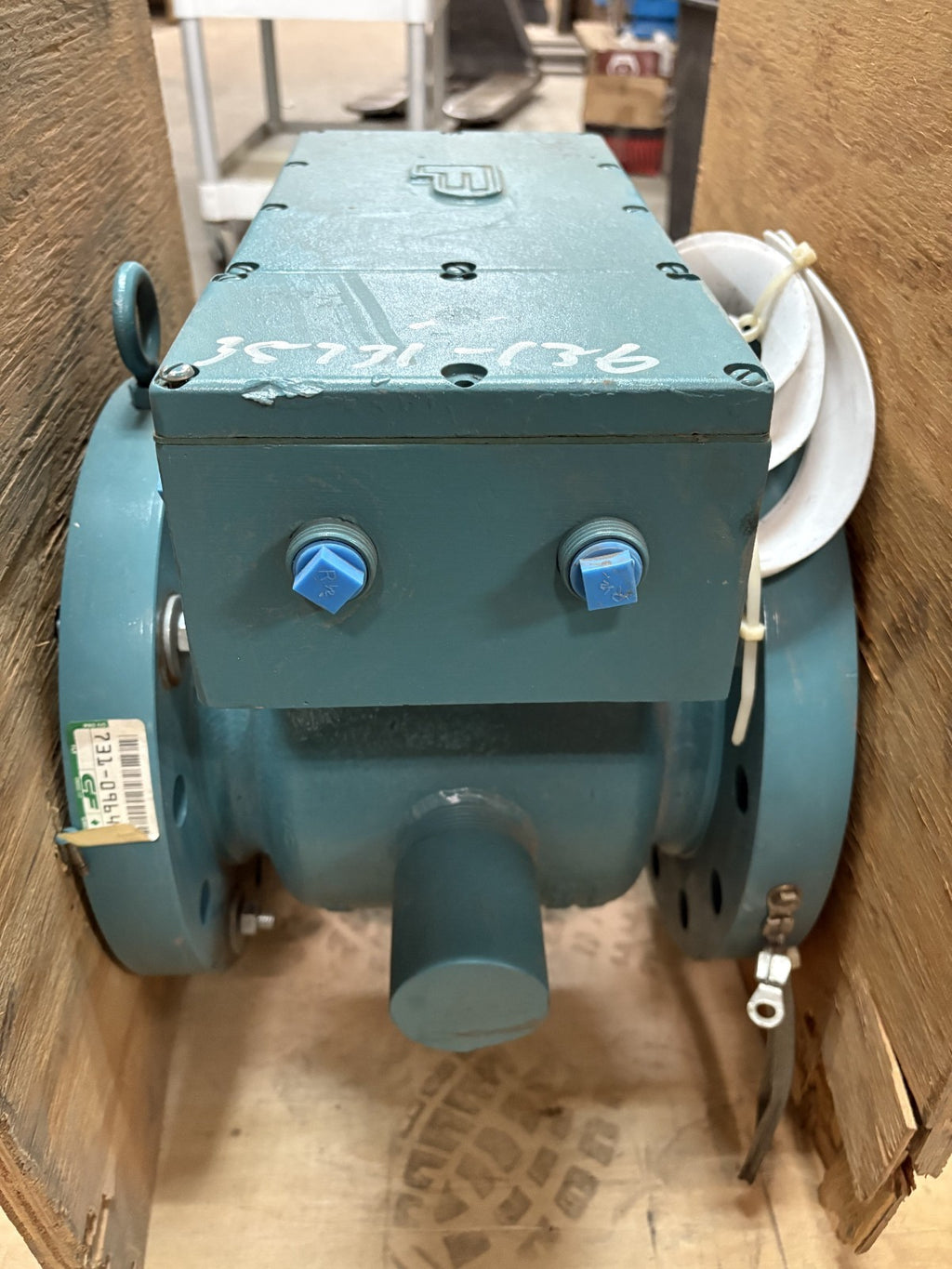 FISHER & PORTER TEFLON MAGNETIC FLOWMETER FLOW TUBE 10D140