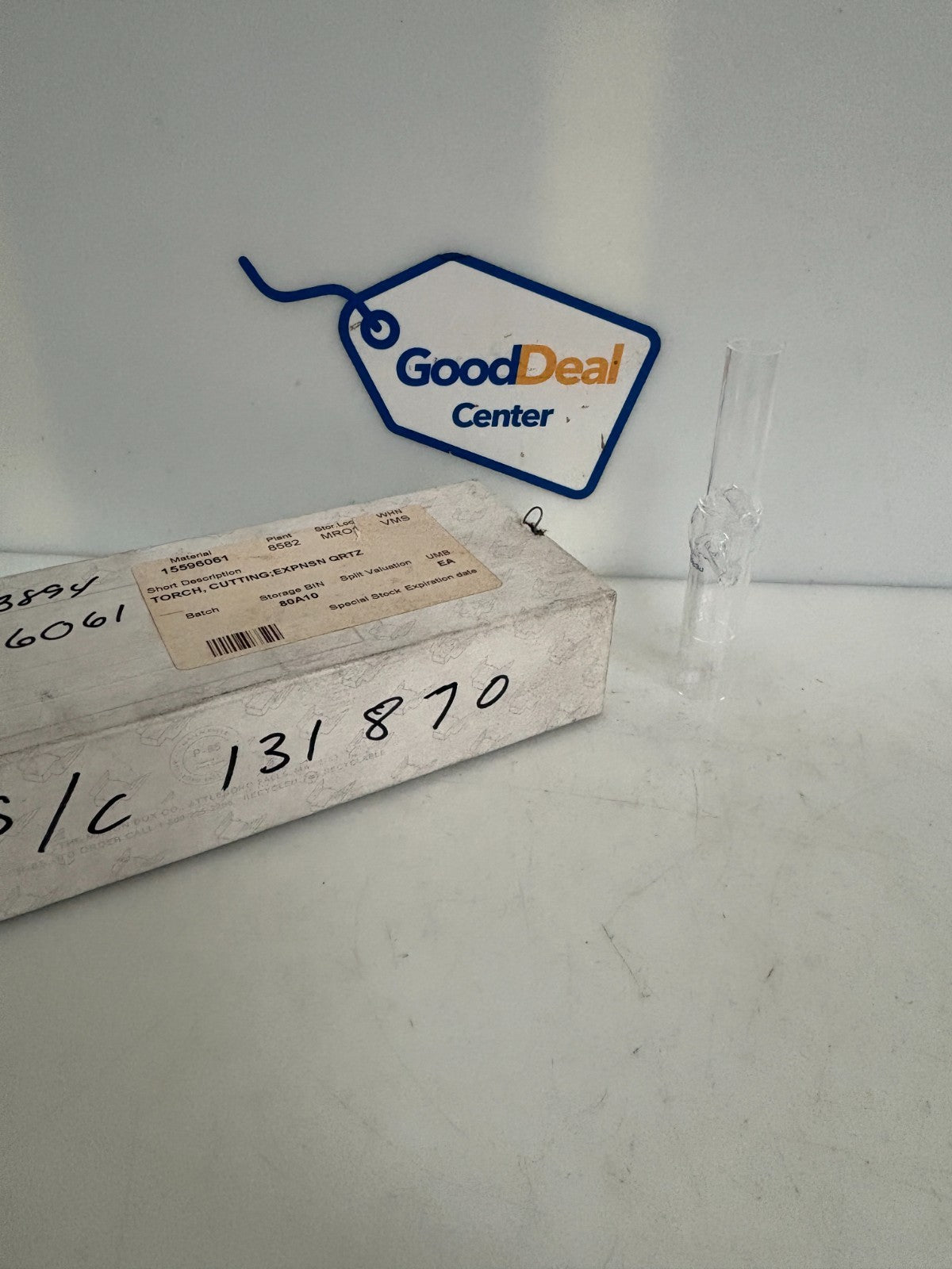 PERKIN ELMER CUTTING EXPANSION QUARTZ TORCH 15596061