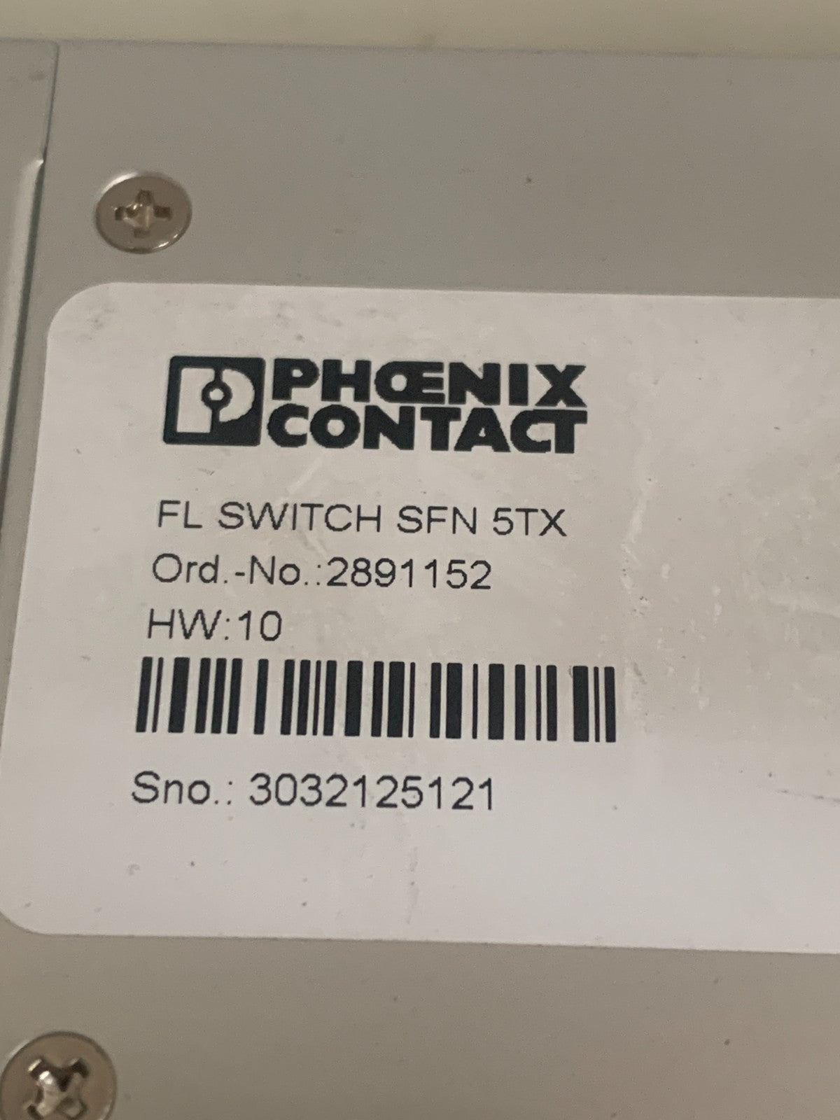 PHOENIX CONTACT FL SWITCH SFN 5TX #2891152
