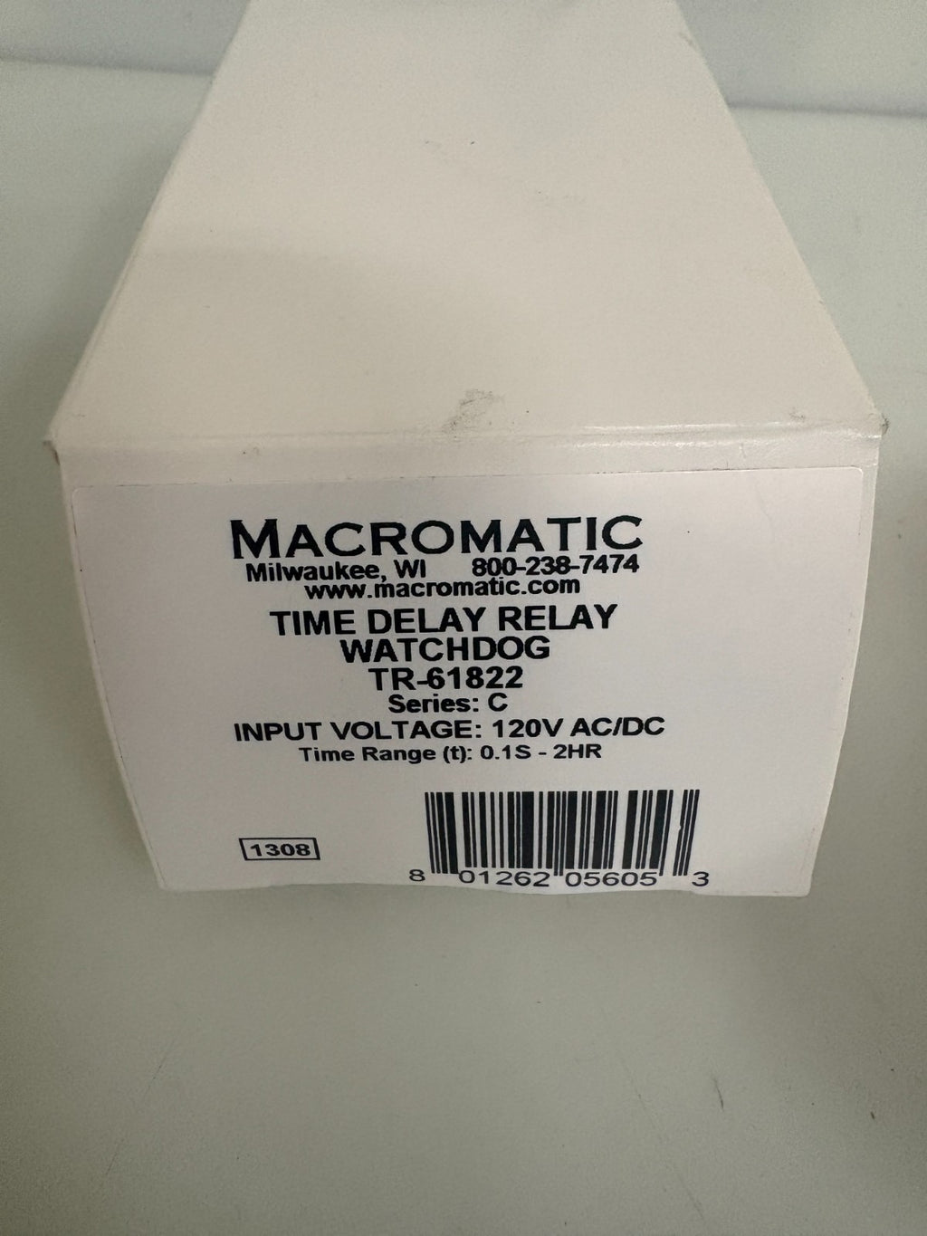 MACROMATIC TIME DELAY RELAY TR-61822