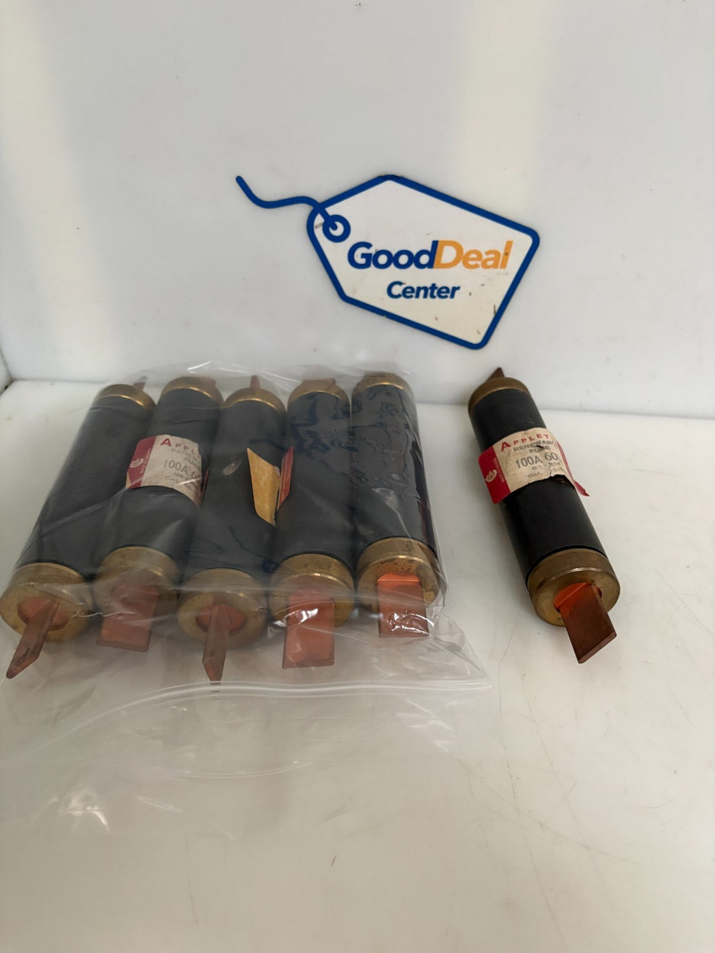 LOT OF 6 APPLETON RENEWABLE FUSE 66-1000