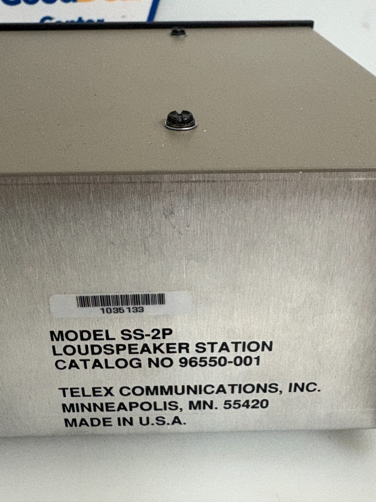 TELEX AUDIOCOM SS-2P SPEAKER STATION