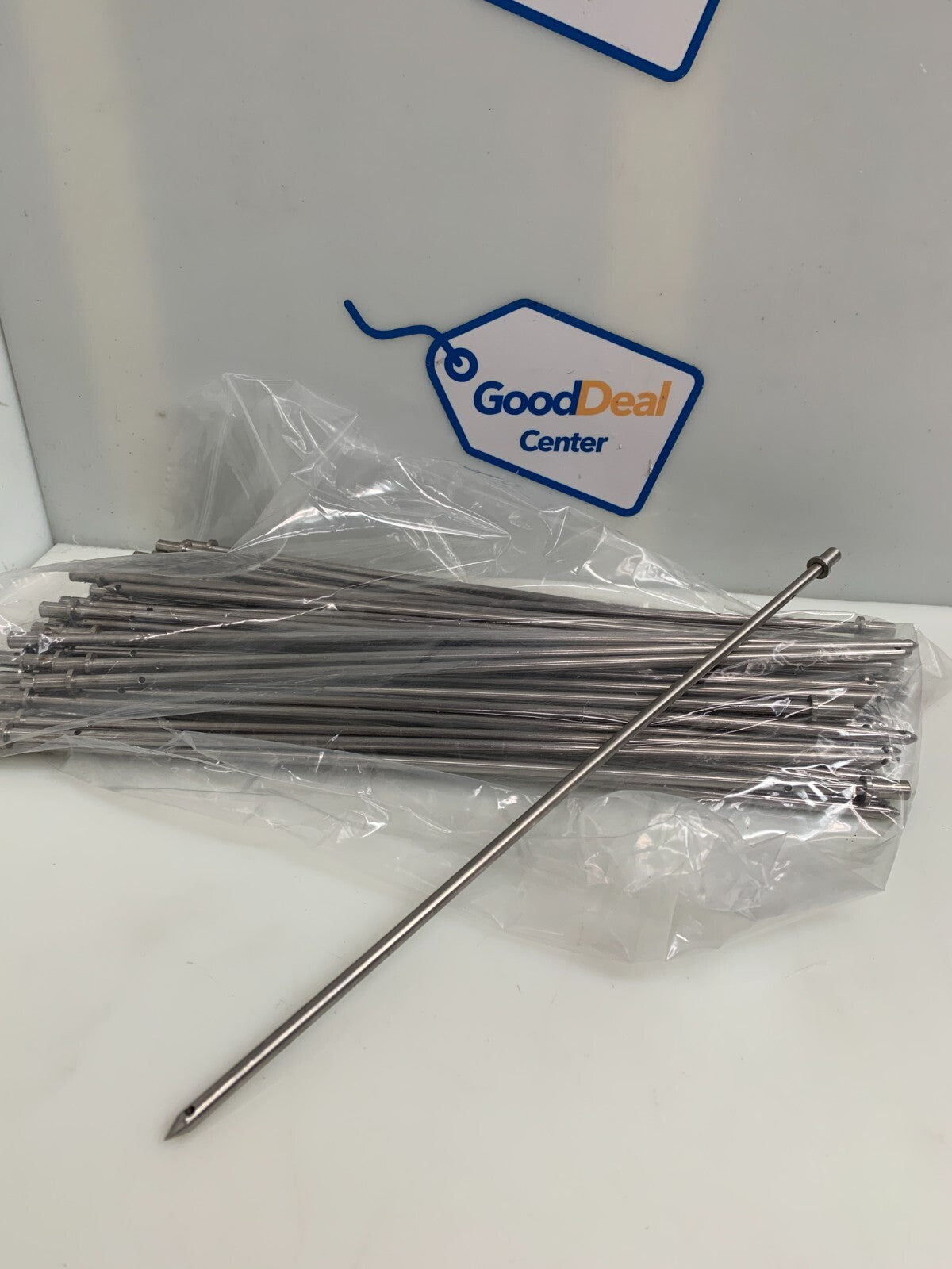 LUTETIA   Injection Needle  8mm Round Head Stainless Steel  (Lot of 50)0