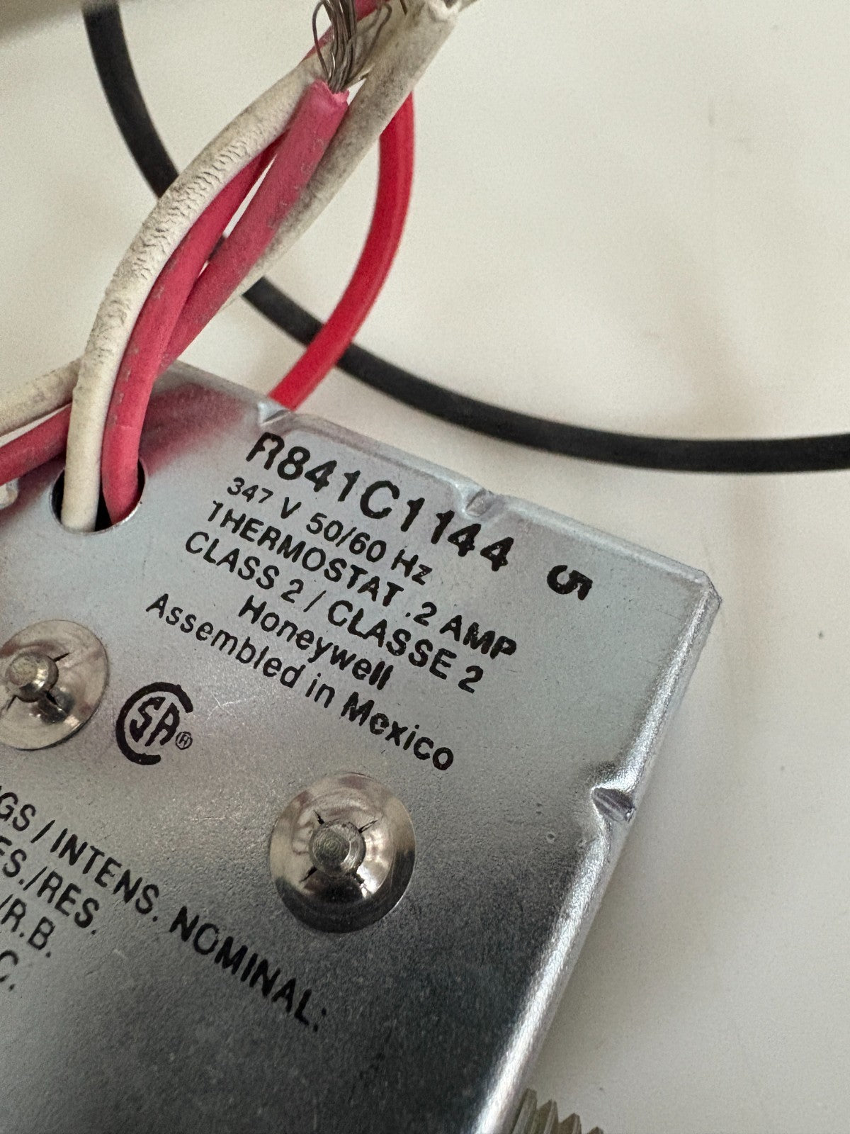 HONEYWELL ELECTRIC HEAT RELAY R841C11442