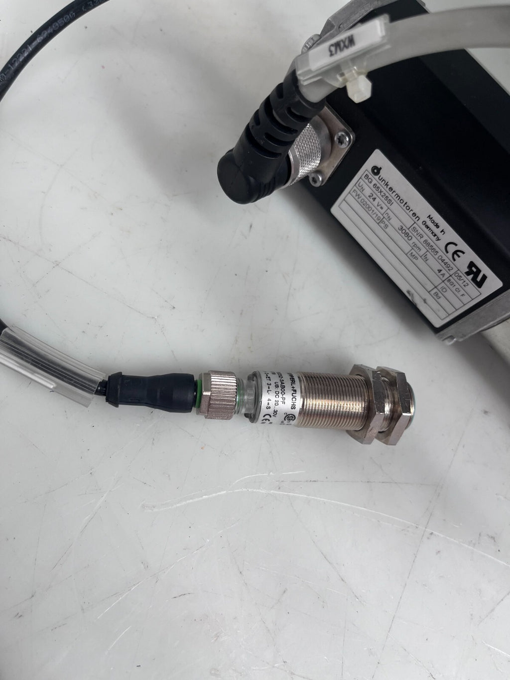 AMETEK DUNKERMOTOREN   BG 65X25SI Servo Motor / Med Gear  w/Cable & Sensor