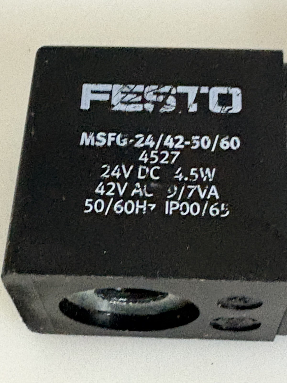 FESTO SOLENOID VALVE COIL MSFG-24/42-50/60