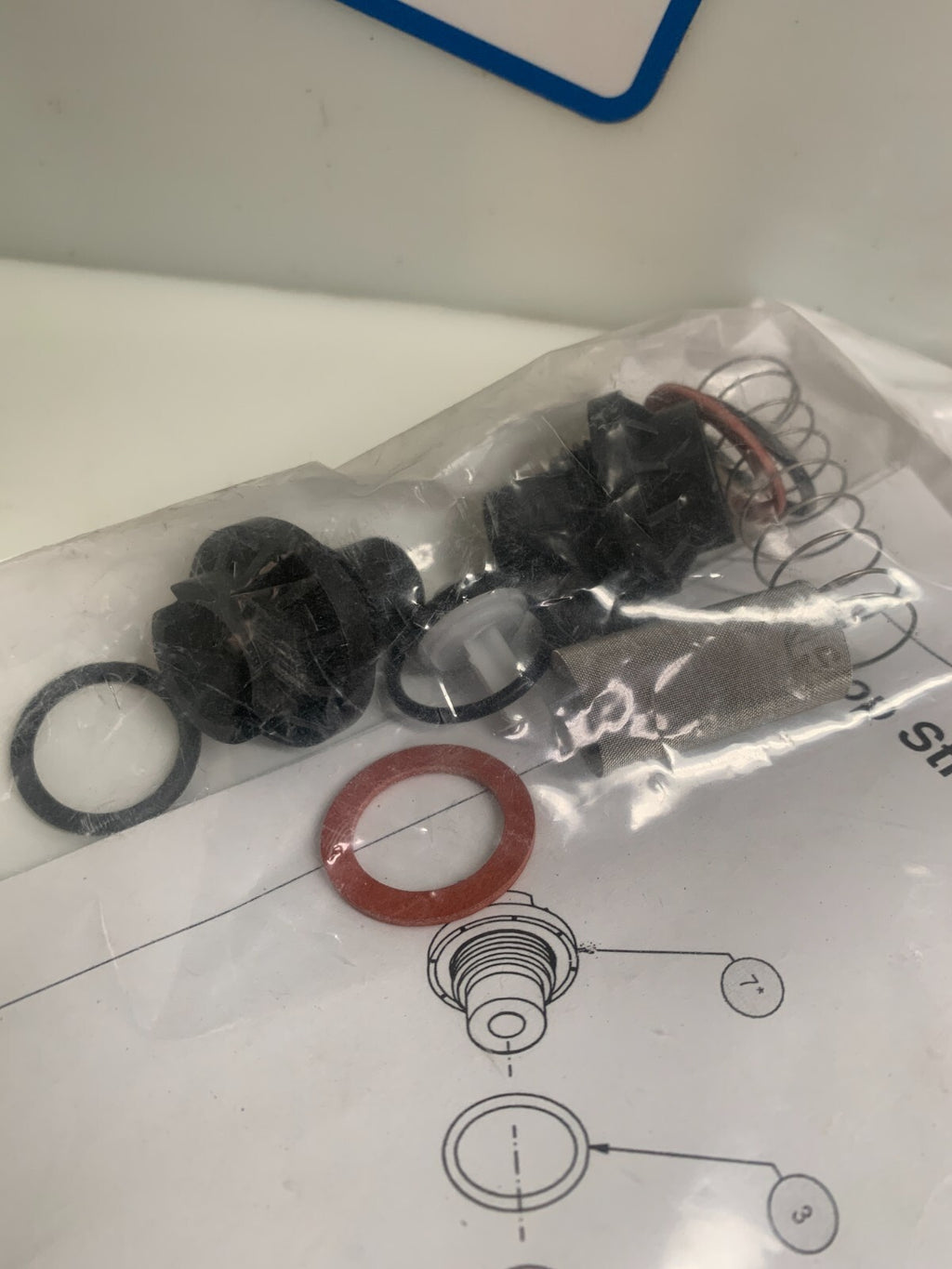 LOT OF 3 BRADLEY STOP STRAINER & CHECK VALVE REPAIR KIT S-45-0501