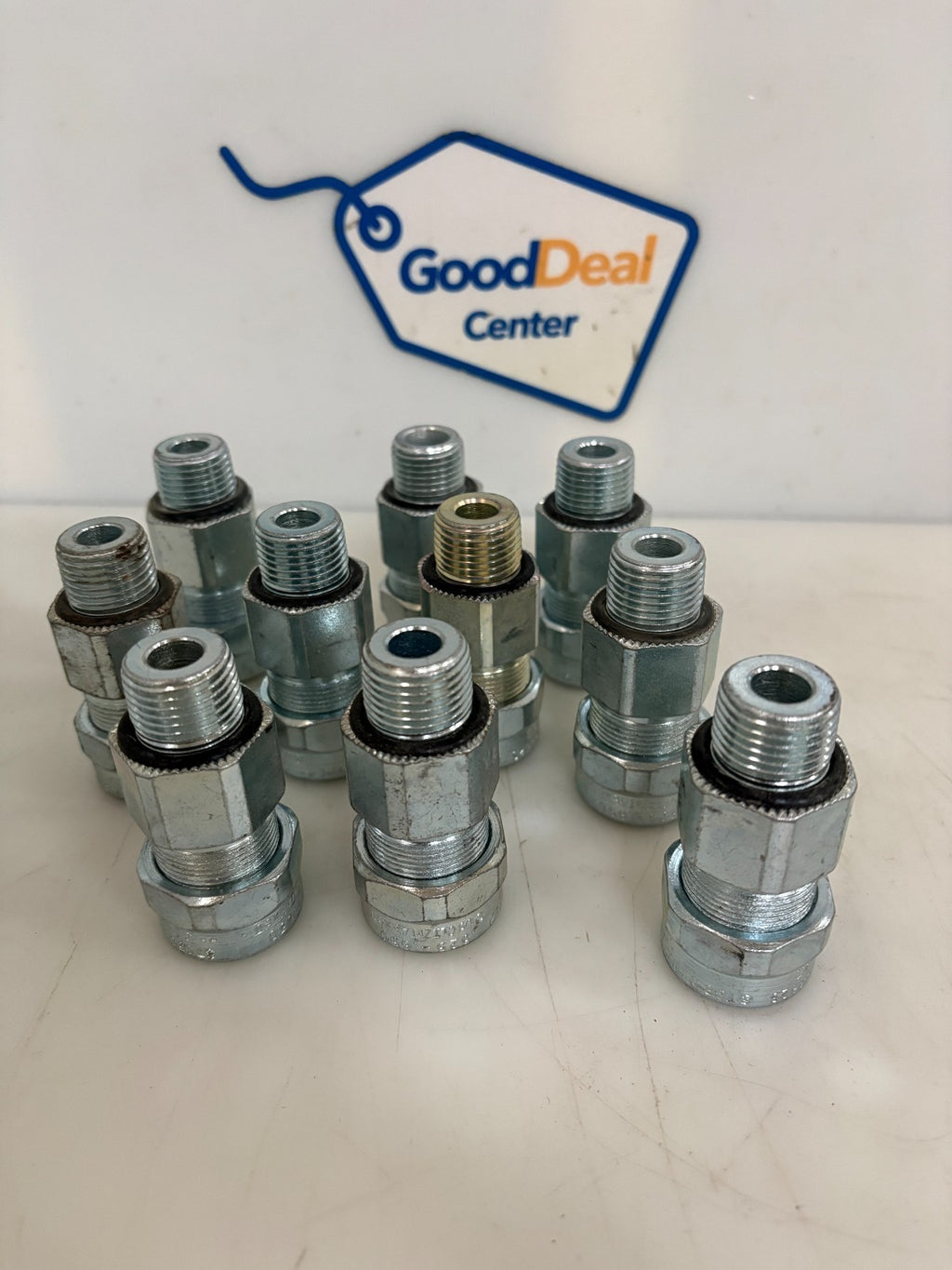 LOT OF 10 ABB THOMAS & BETTS 1/2" STAR TECK CONNECTOR ST050-462S0