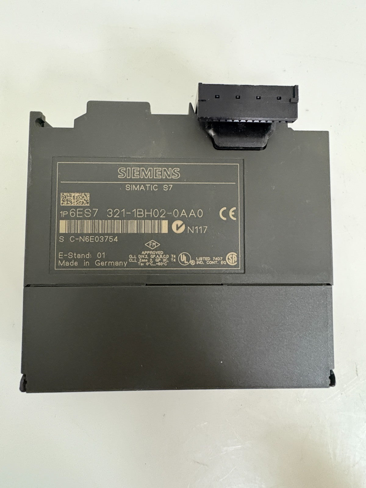 SIEMENS SIMATIC S7 SM321 MODULE 6ES7 321-1BH02-0AA0