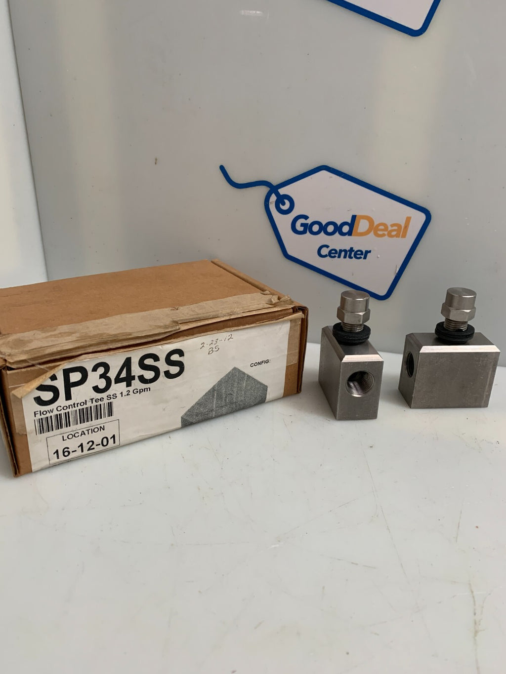 HAWS SP34SS Flow Control Tee Stainless Steel  (Lot of 2)0