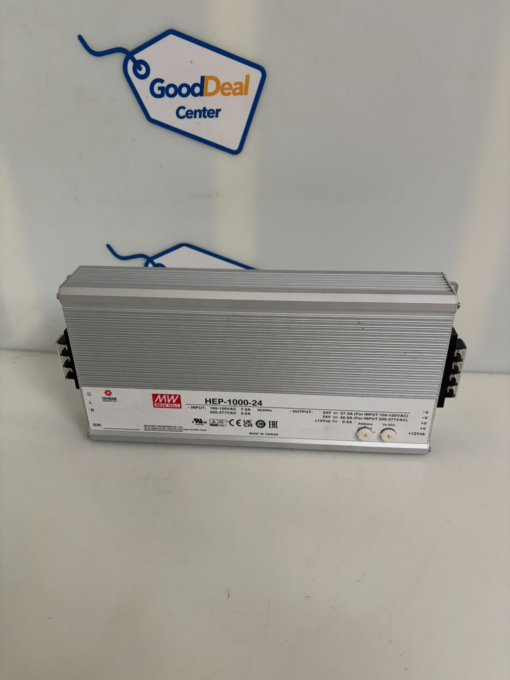 MEAN WELL 1000W POWER SUPPLY/BATTERY CHARGER 24VDC