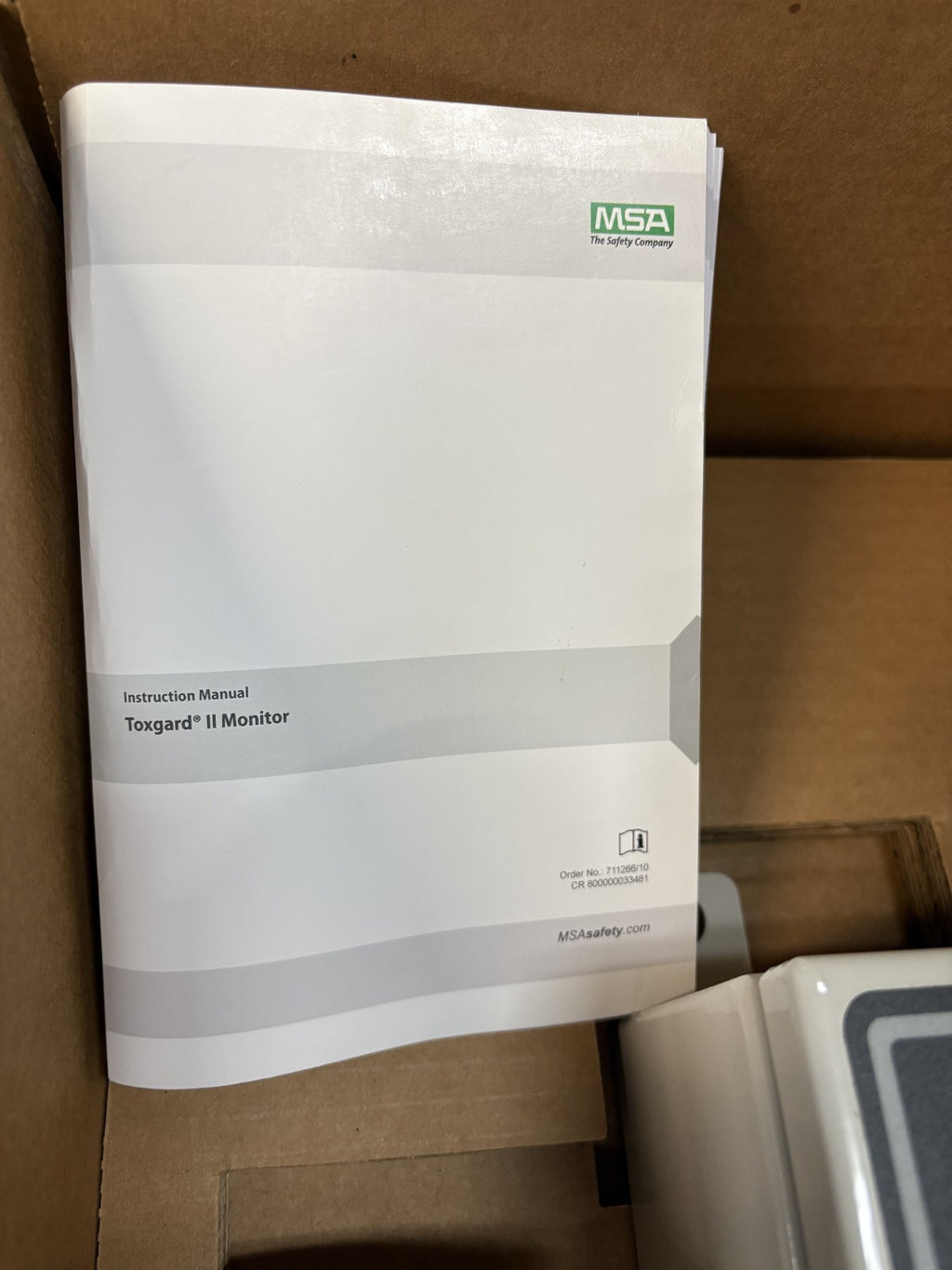 MSA TOXGARD II GAS MONITOR # A-TOXGARD16BM013