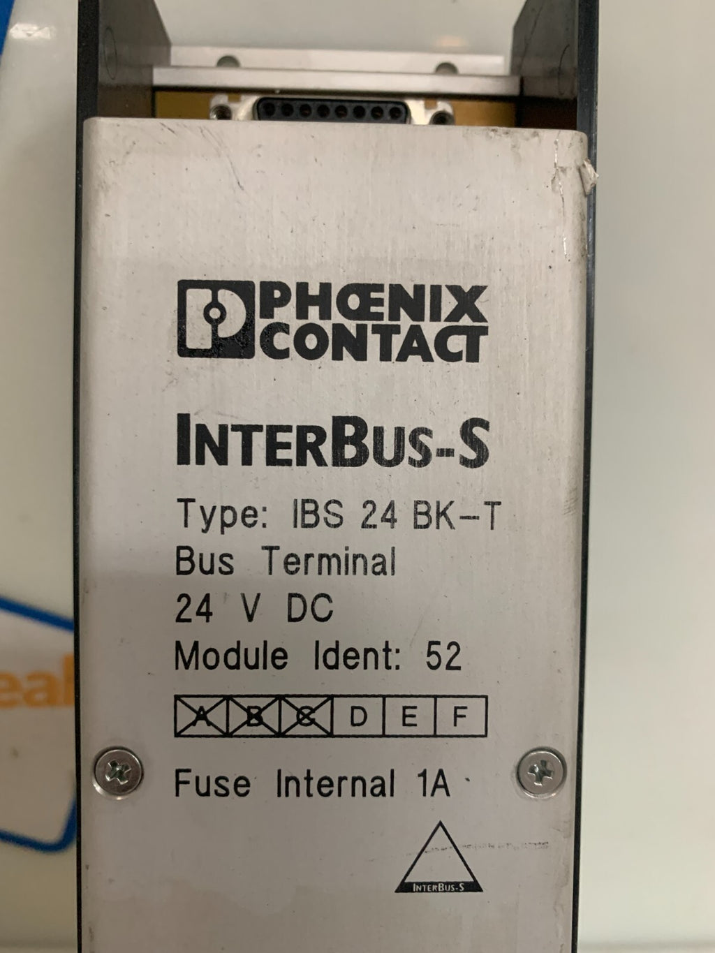 PHOENIX CONTACT MODULE 52 INTERBUS-S IBS 24 BK-T