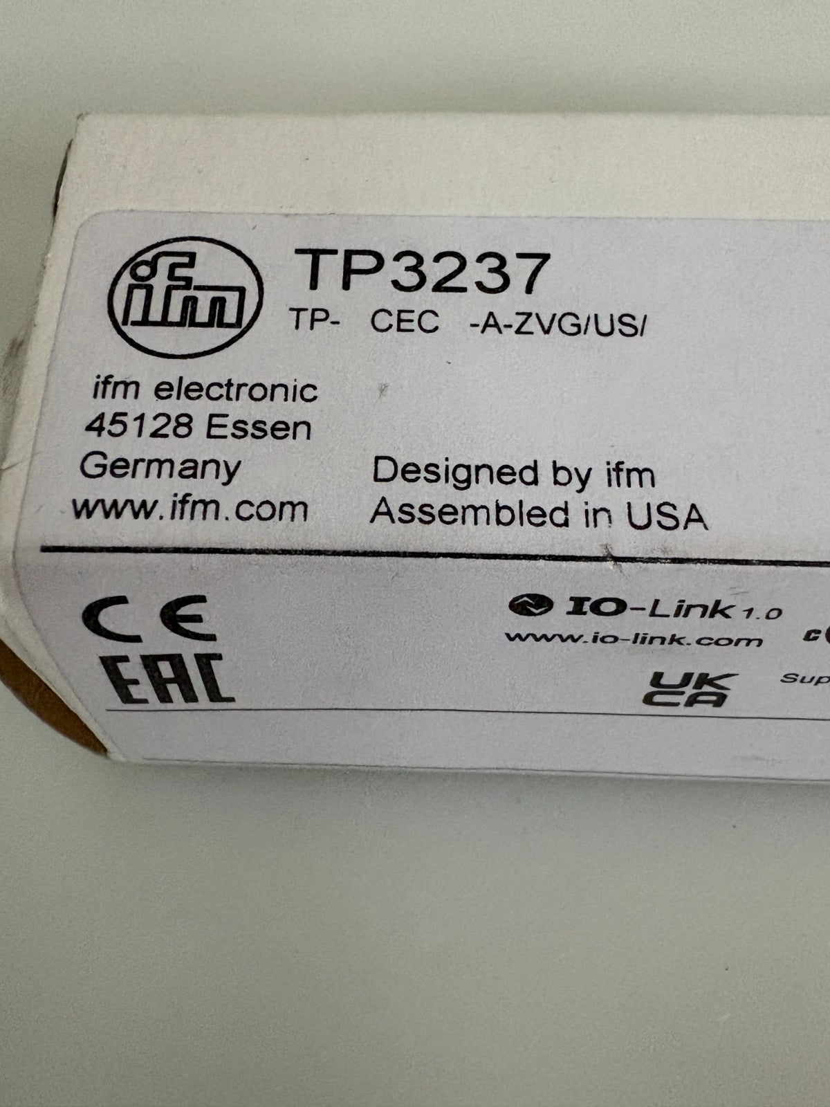 IFM TEMPERATURE SENSOR SIGNAL TRANSMITTER MODULE TP32373