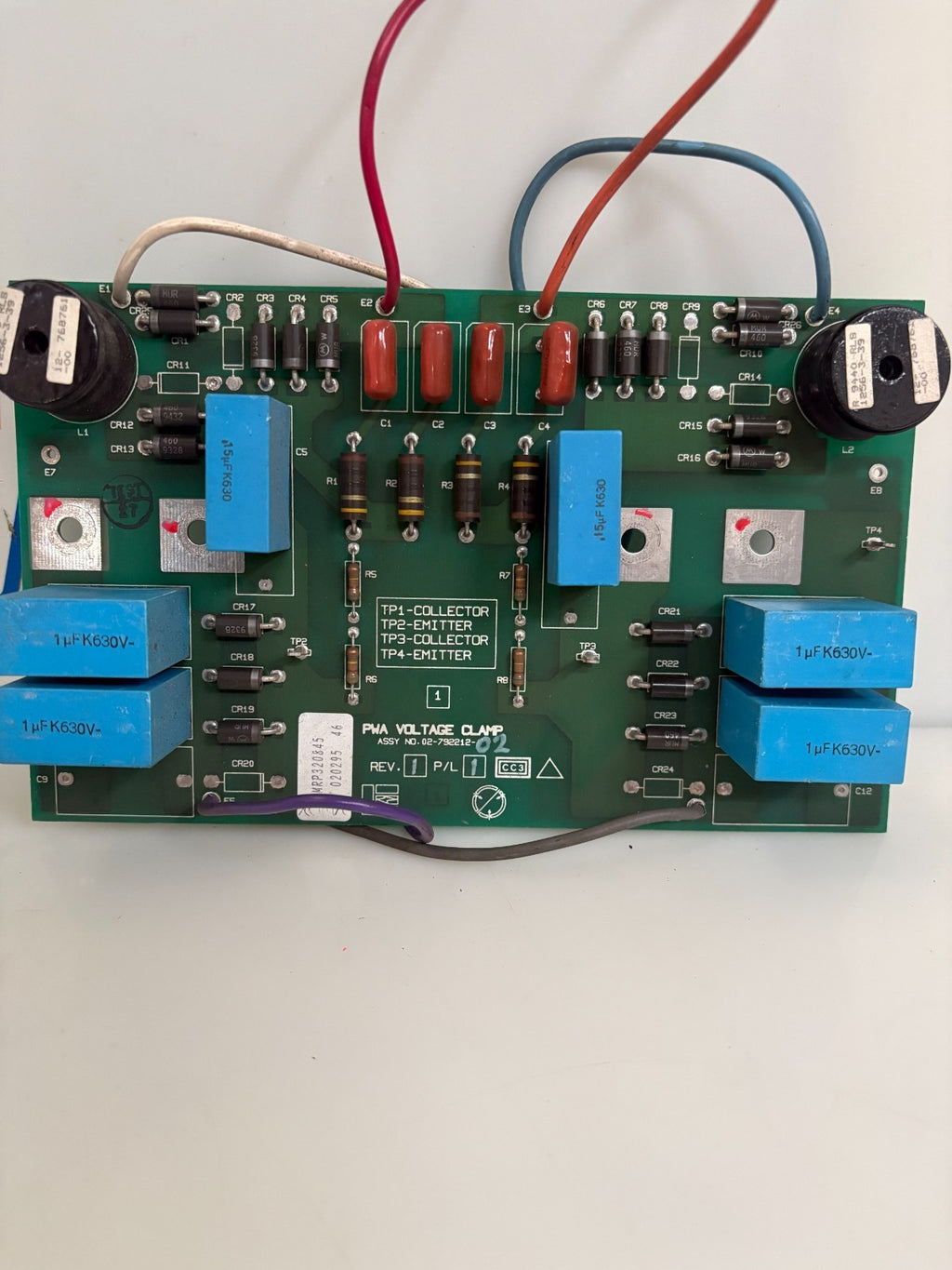 LIEBERT PWA VOLTAGE CLAMP 02-792212-02 REV 1 P/L11