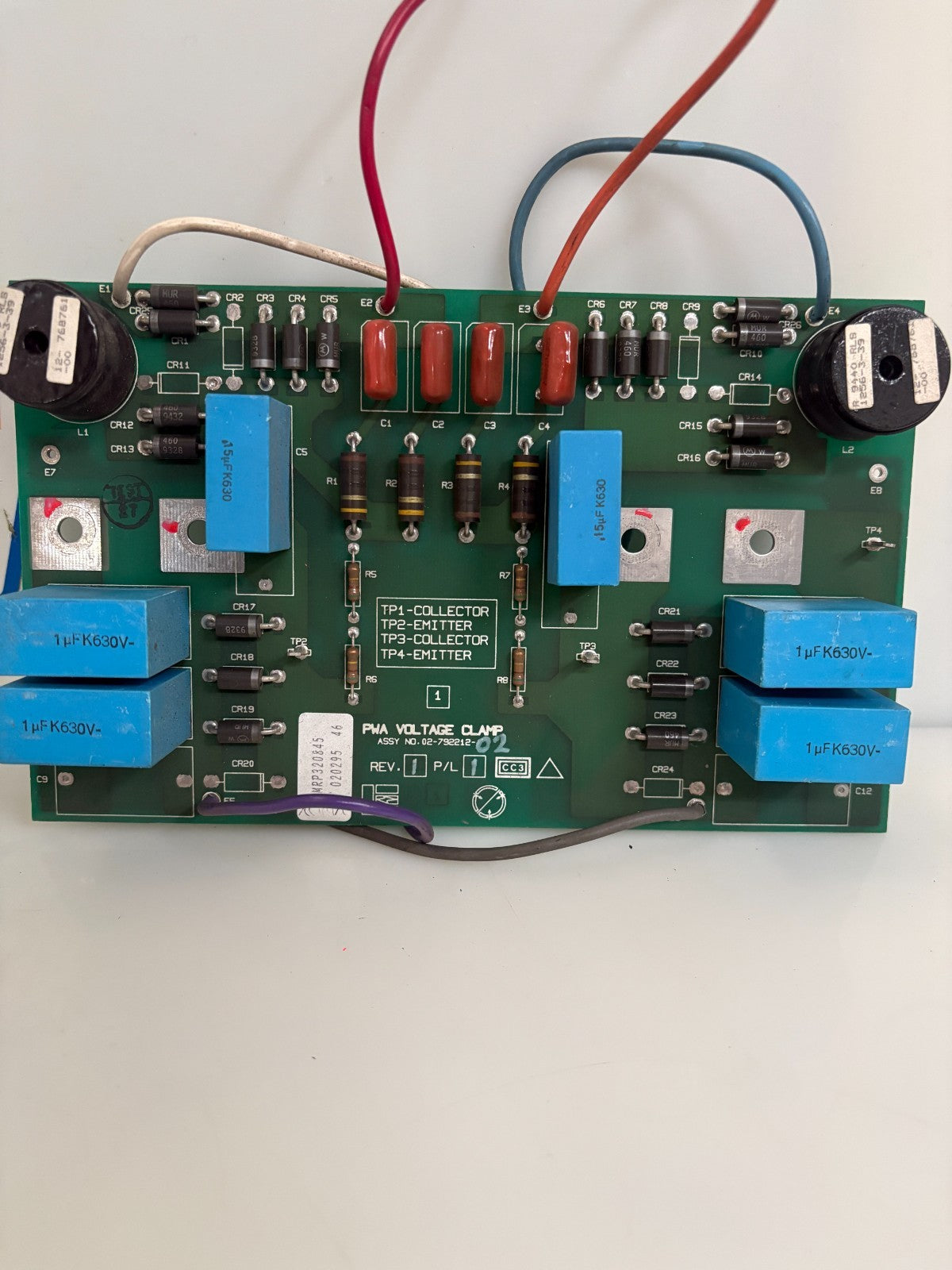 LIEBERT PWA VOLTAGE CLAMP 02-792212-02 REV 1 P/L11