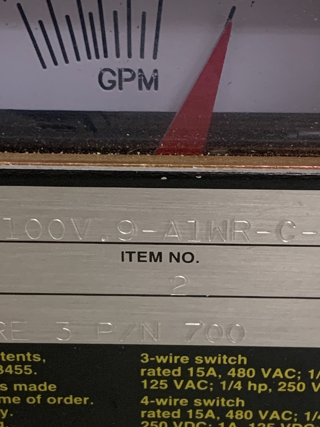 UNIVERSAL FLOW MONITORS SN-ASB6GM-6-100V.9-A1WRC-1D3