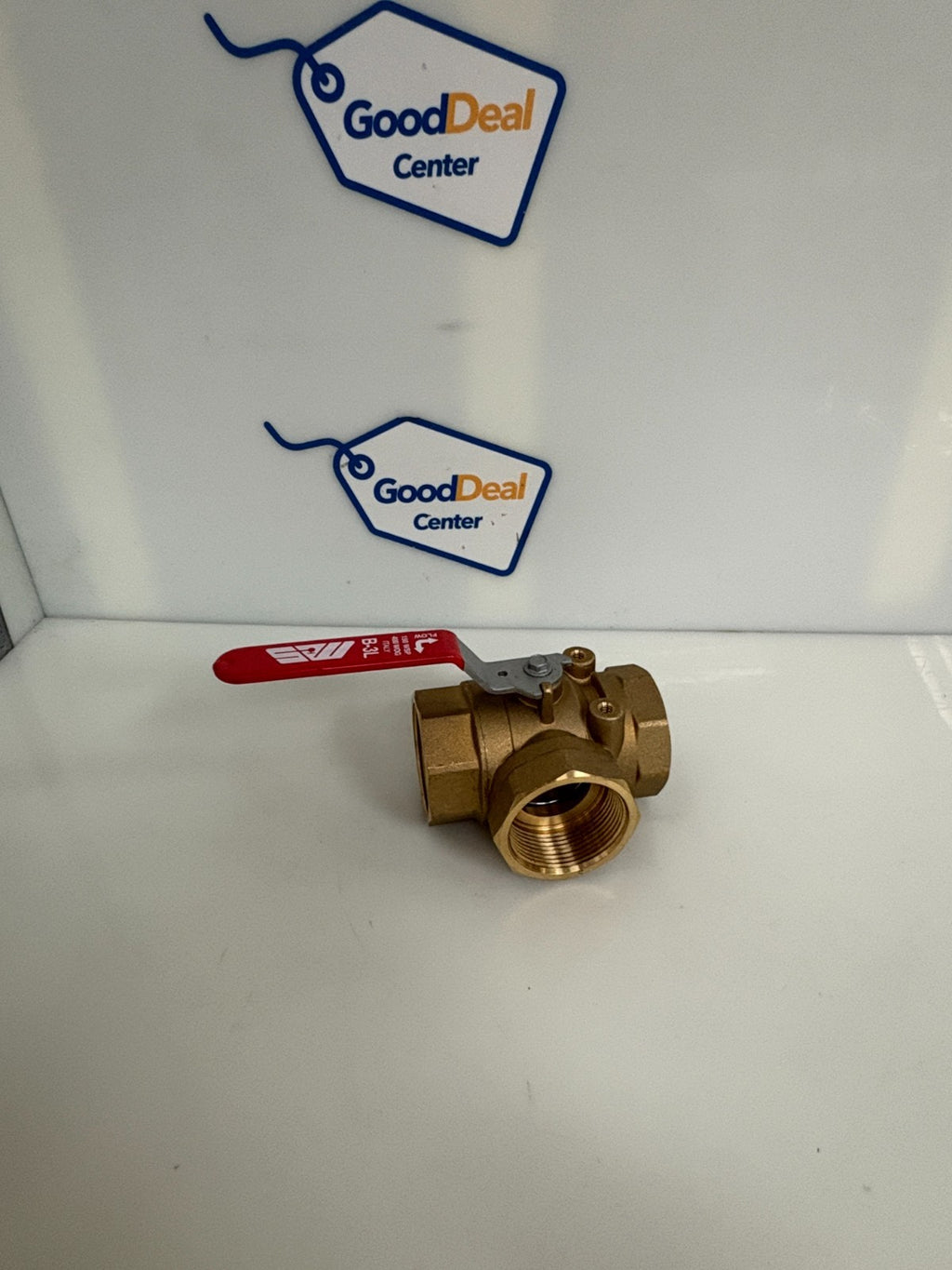 MAS 1 1/2" 3 WAY BRASS BALL VALVE B-3L