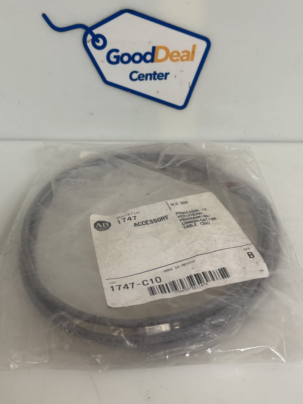 ALLEN BRADLEY PROCESSOR TO PERIPHERAL PROGRAMMING COMMUNICATION CABLE 1747-C100
