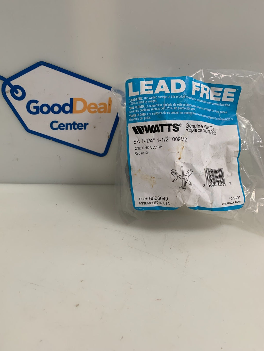 WATTS CHECK VALVE REPAIR KIT SA 1-1/4"-1-1/2" OO9M2 6006049