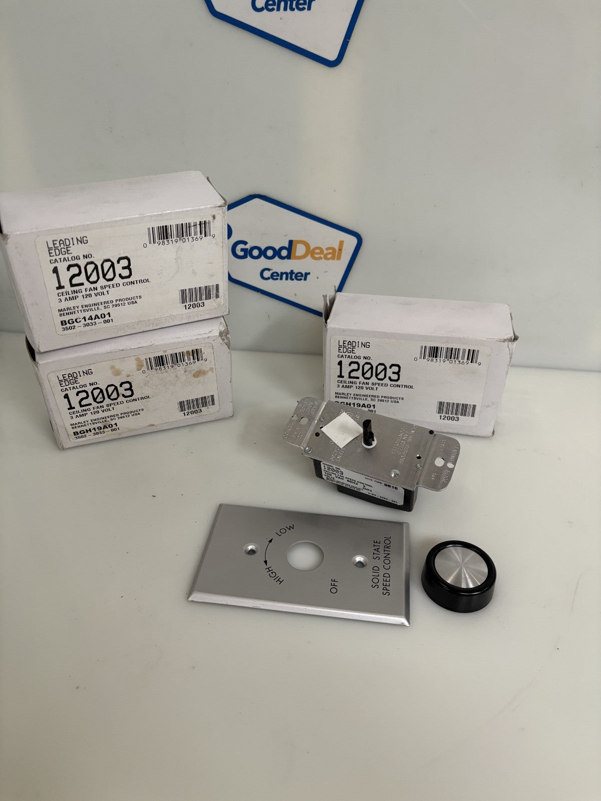LOT OF 3 LEADING EDGE CEILING FAN SPEED CONTROL #12003