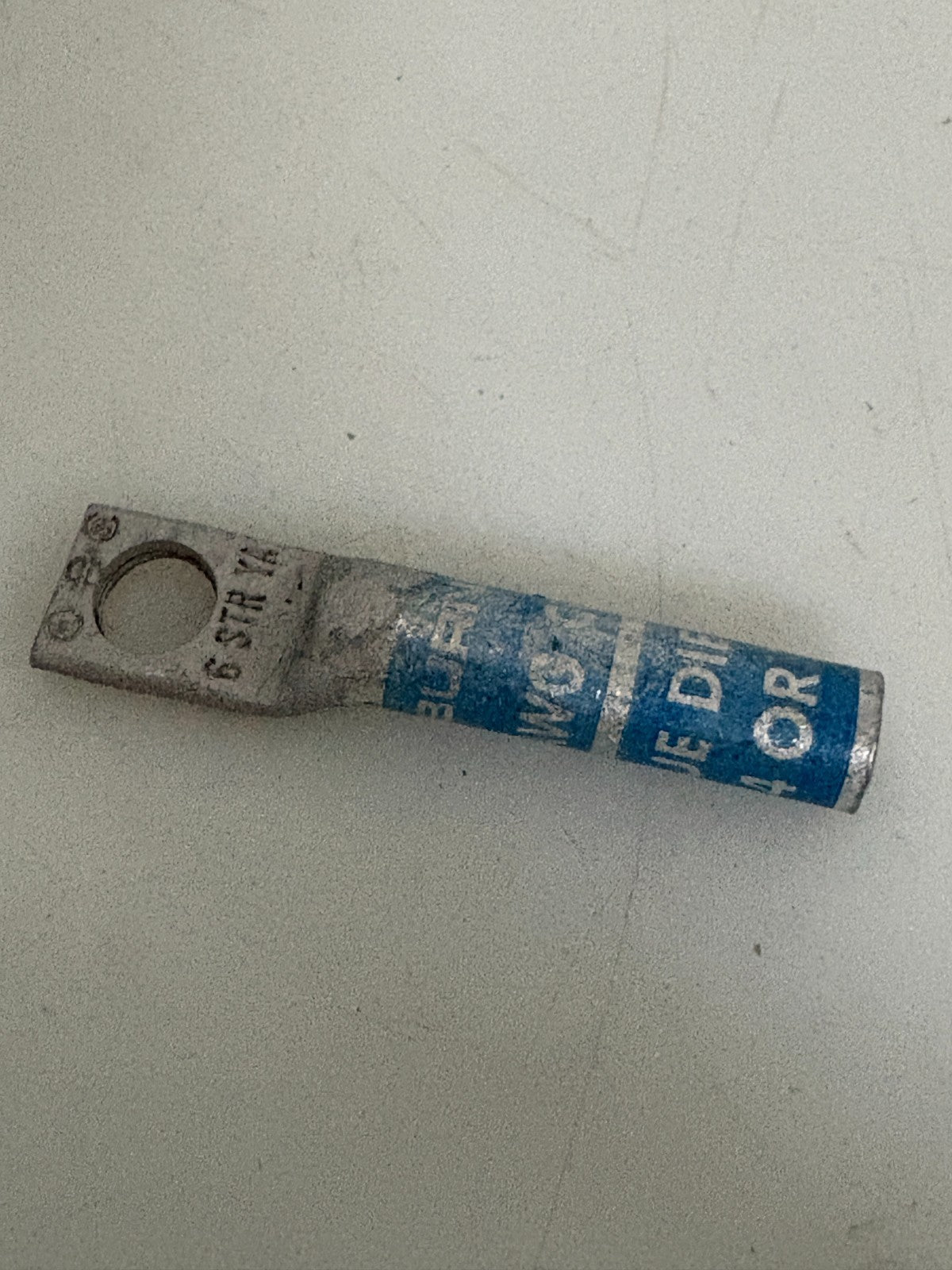 BURNDY HYLUG 6 AWG COMPRESSION LUG YA6C1