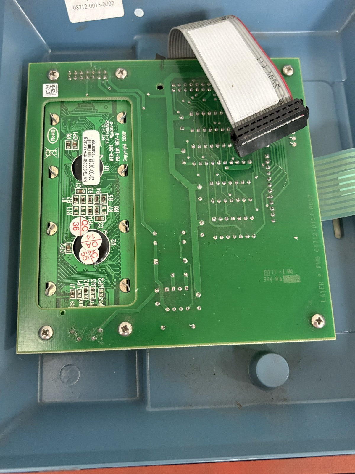 ROSEMOUNT MAGNETIC FLOWMETER TRANSMITTER INTERFACE W/PARAMETERS BOARD3