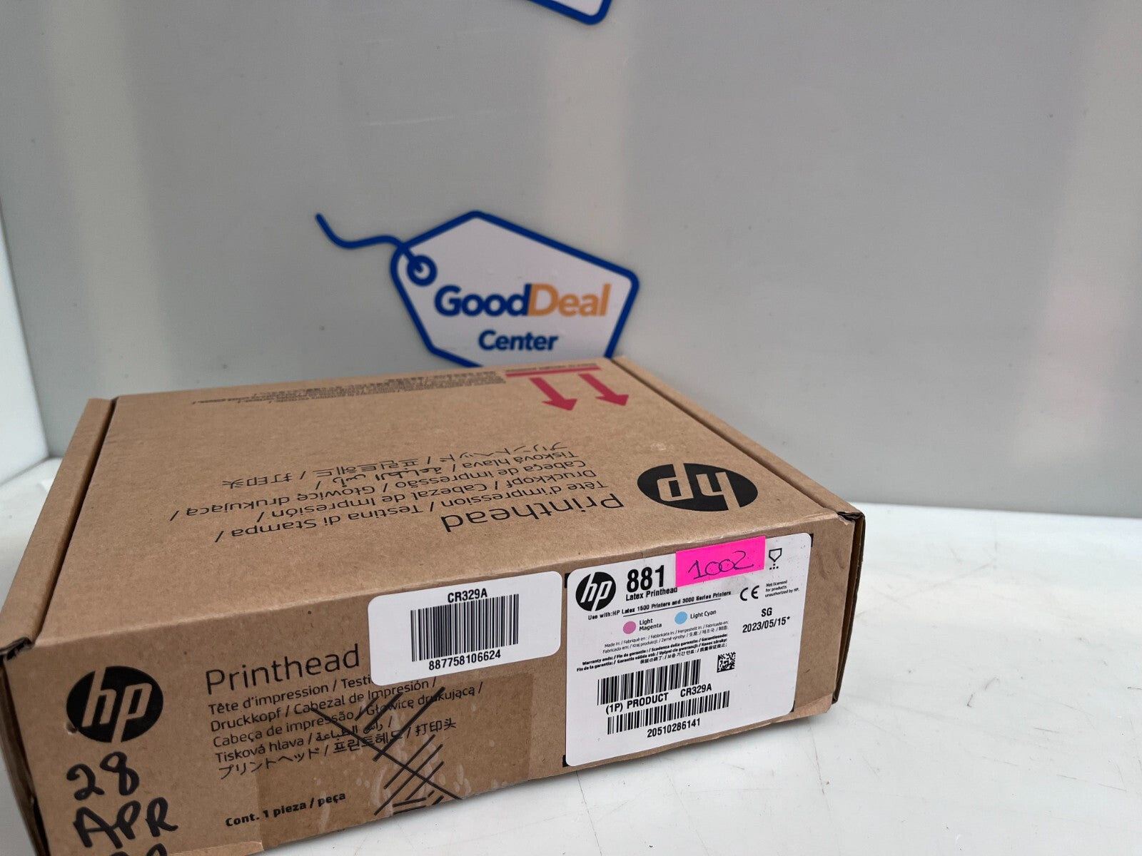 GENUINE HP 881 Lt Magenta/Lt Cyan Latex Printhead CR329A