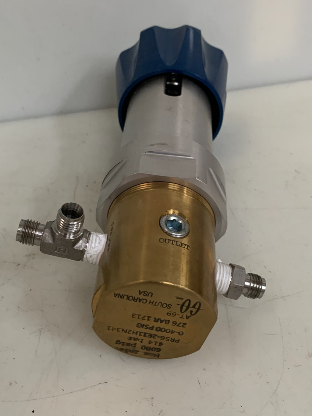 GO INC PRESSURE REGULATOR AT-69 0-4000 PSI PR56-2E11BH 2N341