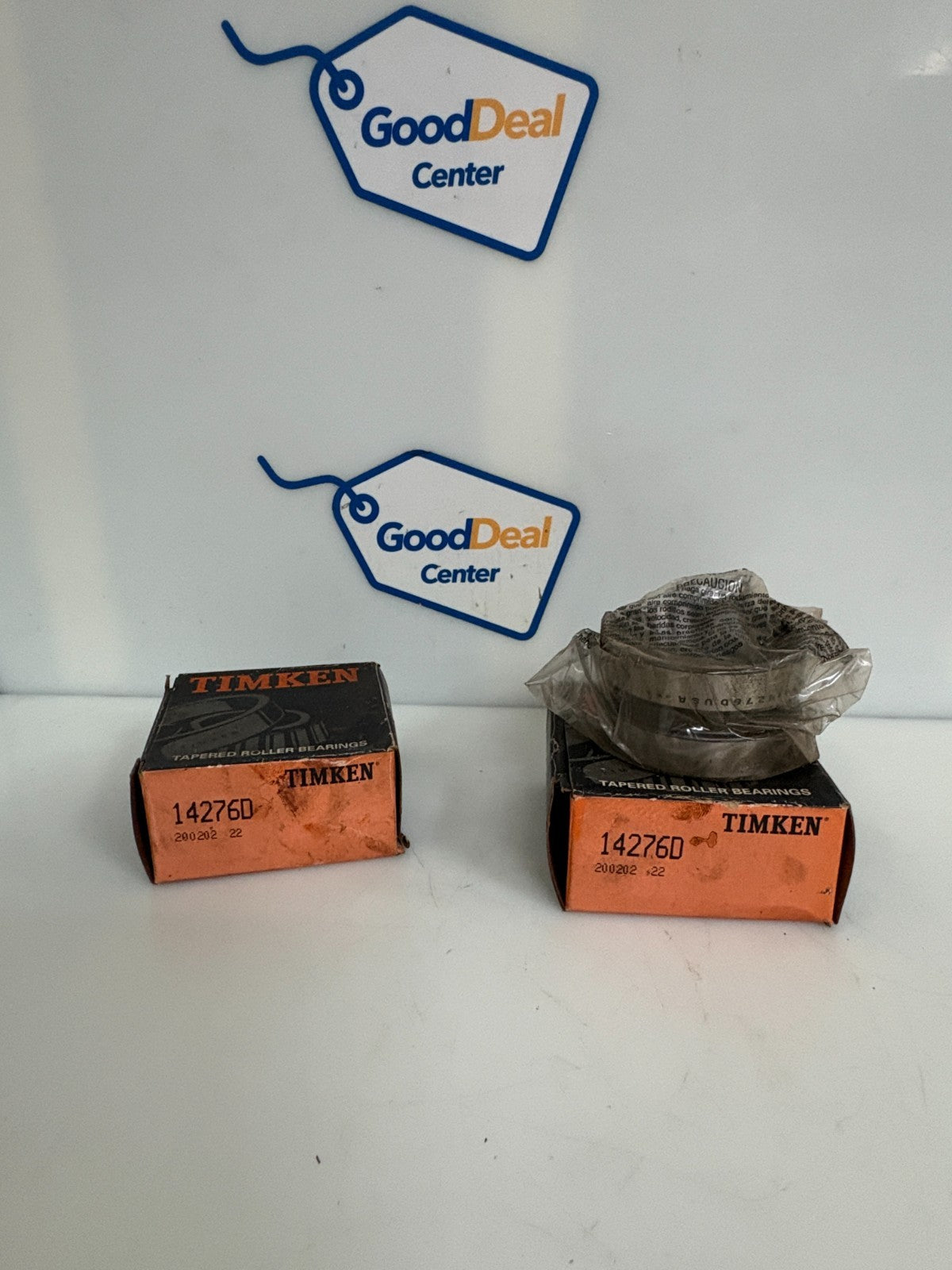 LOT OF 2 TIMKEN TAPERED DOUBLE ROLLER BEARING 14276D0