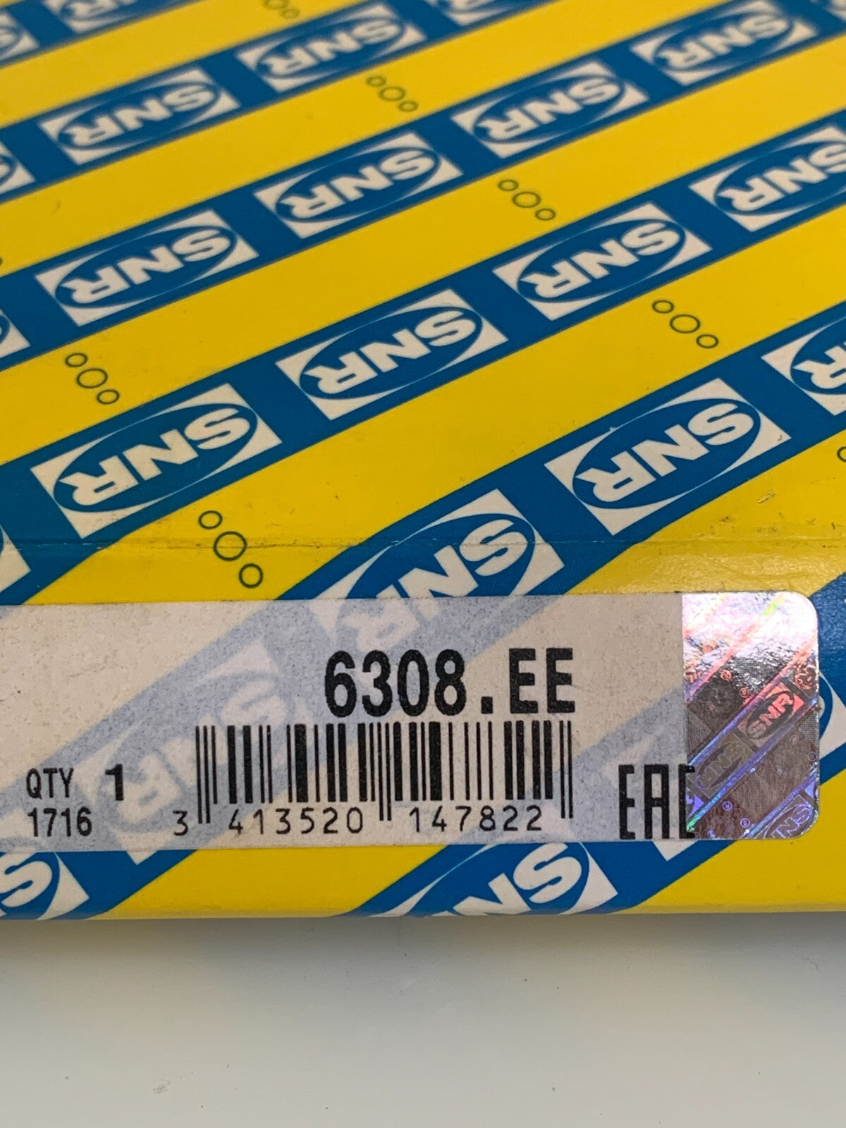 SNR BALL BEARING 6308.EE FM1 16H