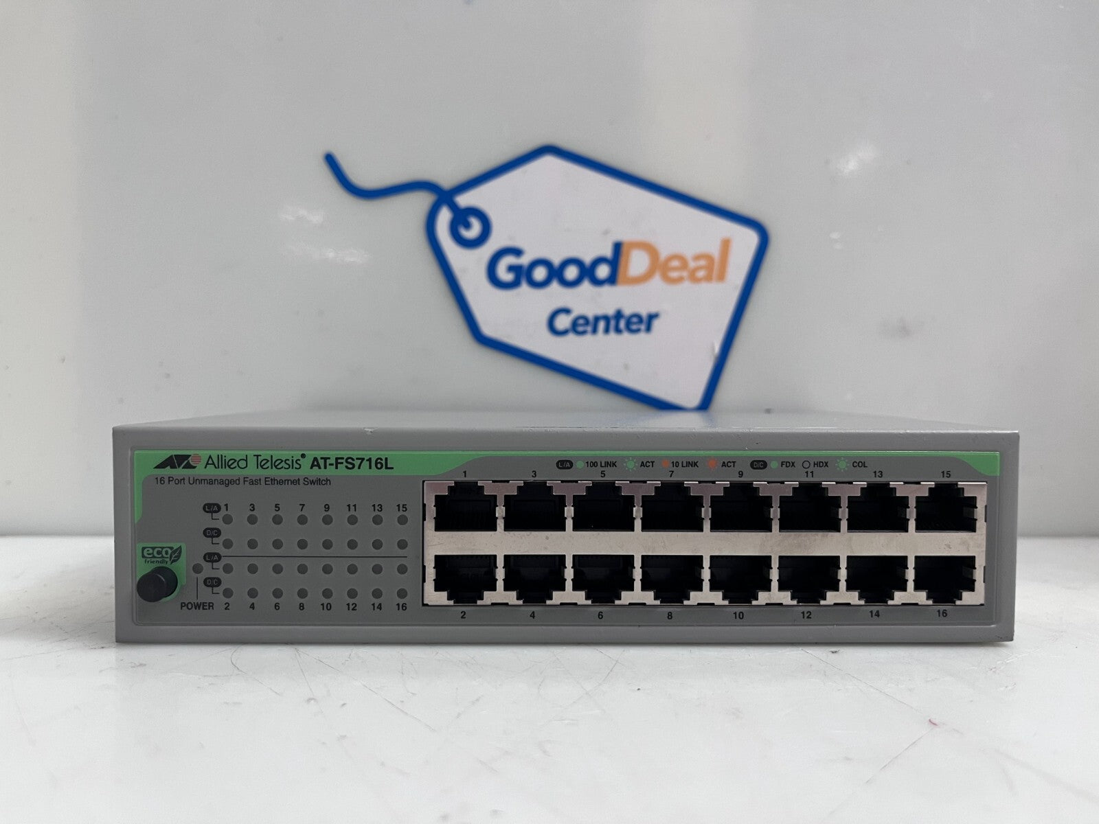 ALLIED TELESIS AT-FS716L Ethernet Switch   16 Ports