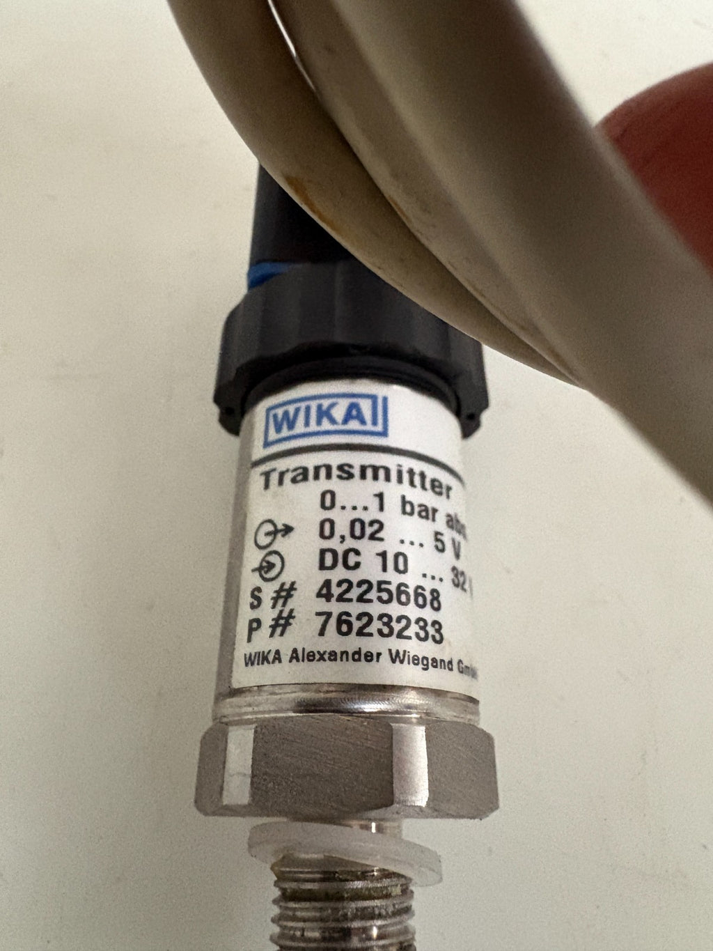 WIKA TRONIC LINE PRESSURE TRANSDUCER 891.09.52111