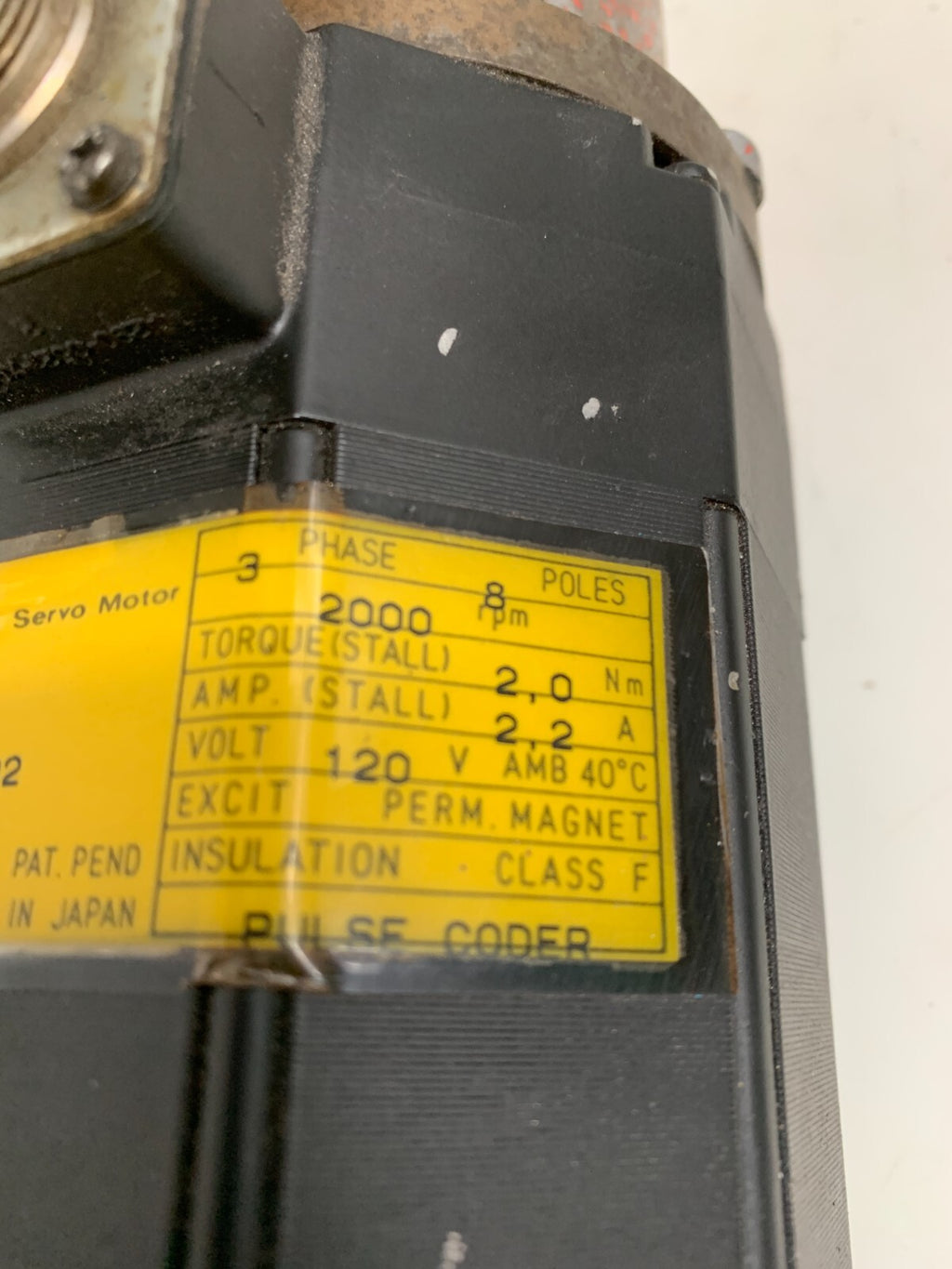 FANUC A06B-0312-B0012 SERVO MOTOR AC MODEL 1-05