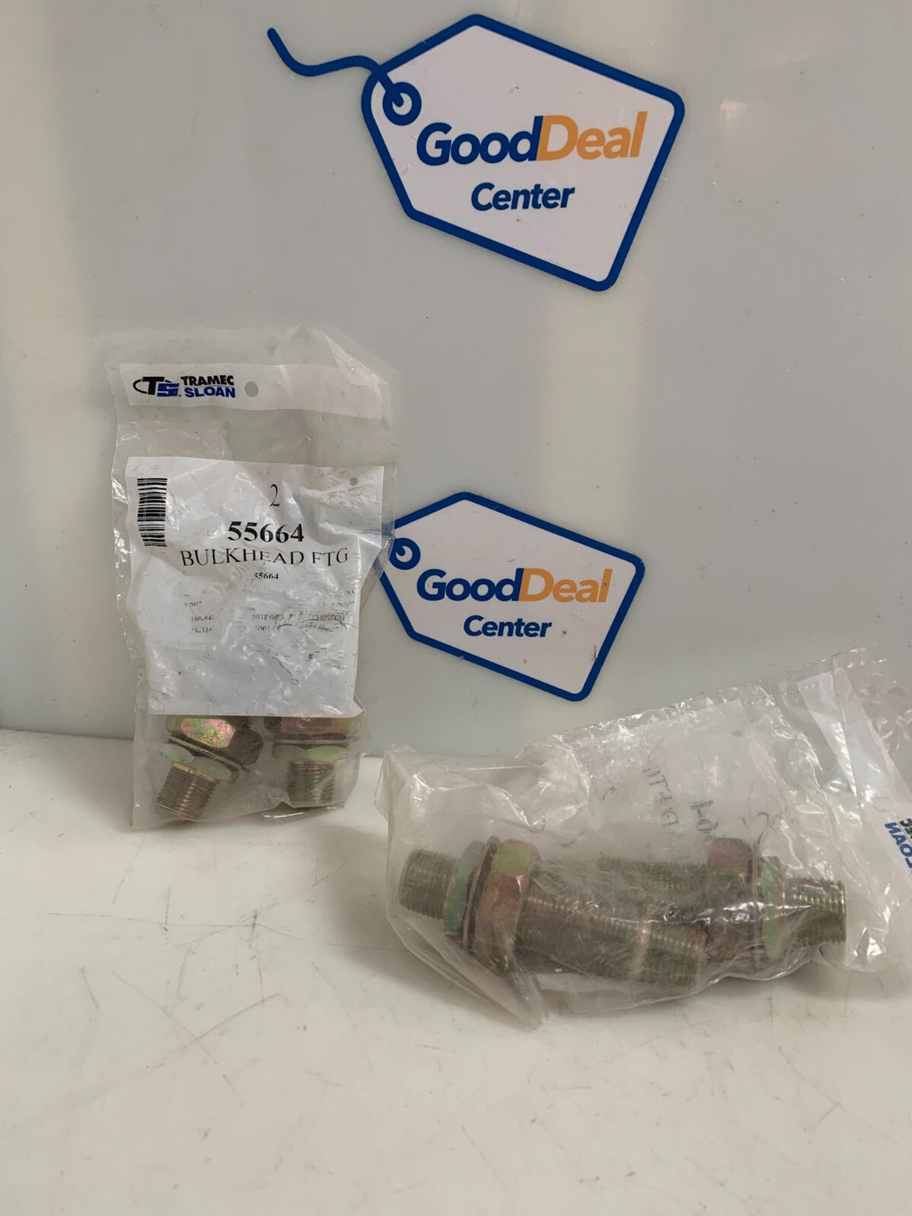 Lot of 4 Tramec Sloan 55664 Bulkhead Fitting New in Bag