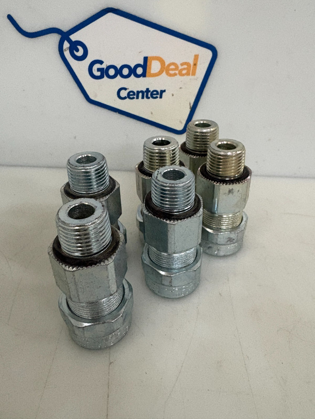 LOT OF 6 ABB THOMAS & BETTS 1/2" STAR TECK CONNECTOR ST050-462S0