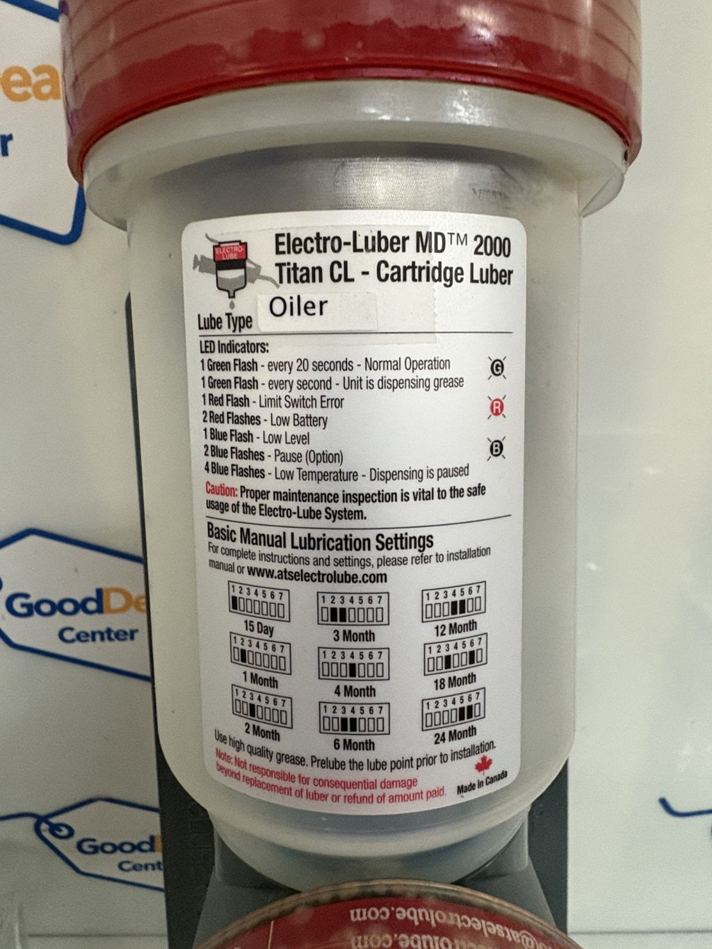 ELECTRO LUBER MD 2000 TITAN OILER 250 CC