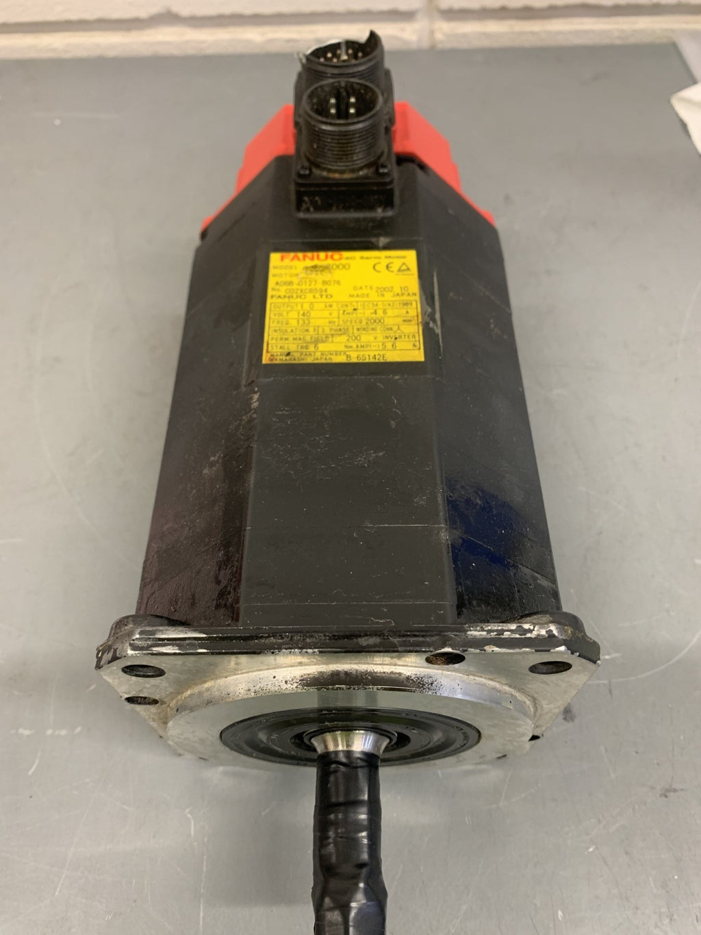 GE FANUC AC SERVOR MOTOR 6/2000 A06B-0127-B0760