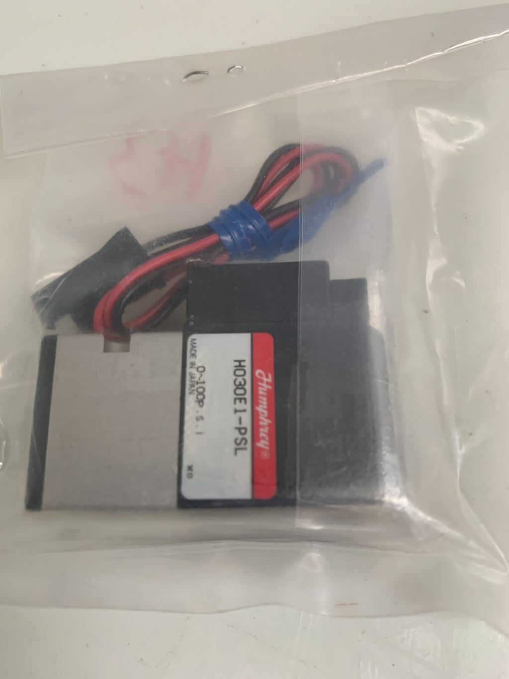 HUMPHREY 0-100 PSI 24VDC  Solenoid Valve   H030E1-PSL